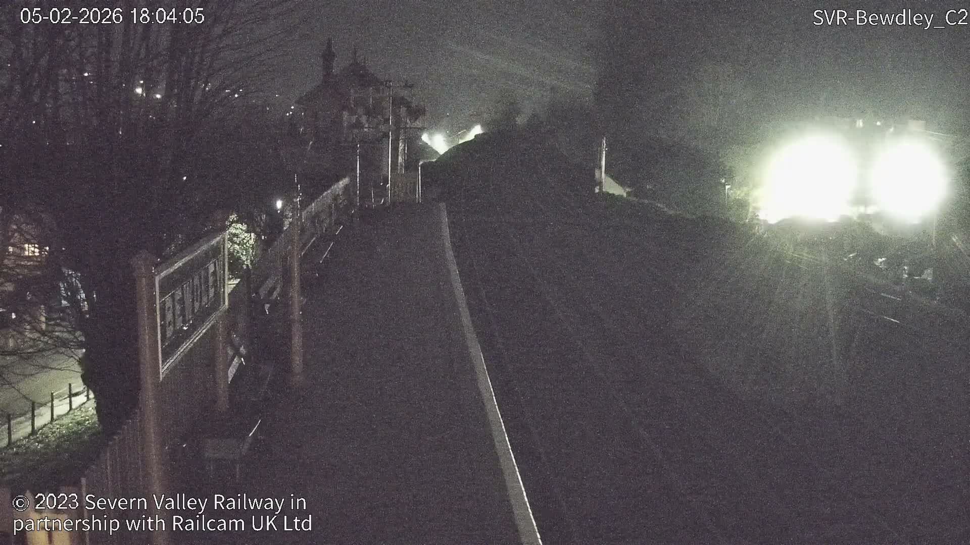 Bewdley Station West View on the Severn Valley Railway Live Cam - Bewdley, Wyre Forest, Worcestershire, West Midlands, England, United Kingdom