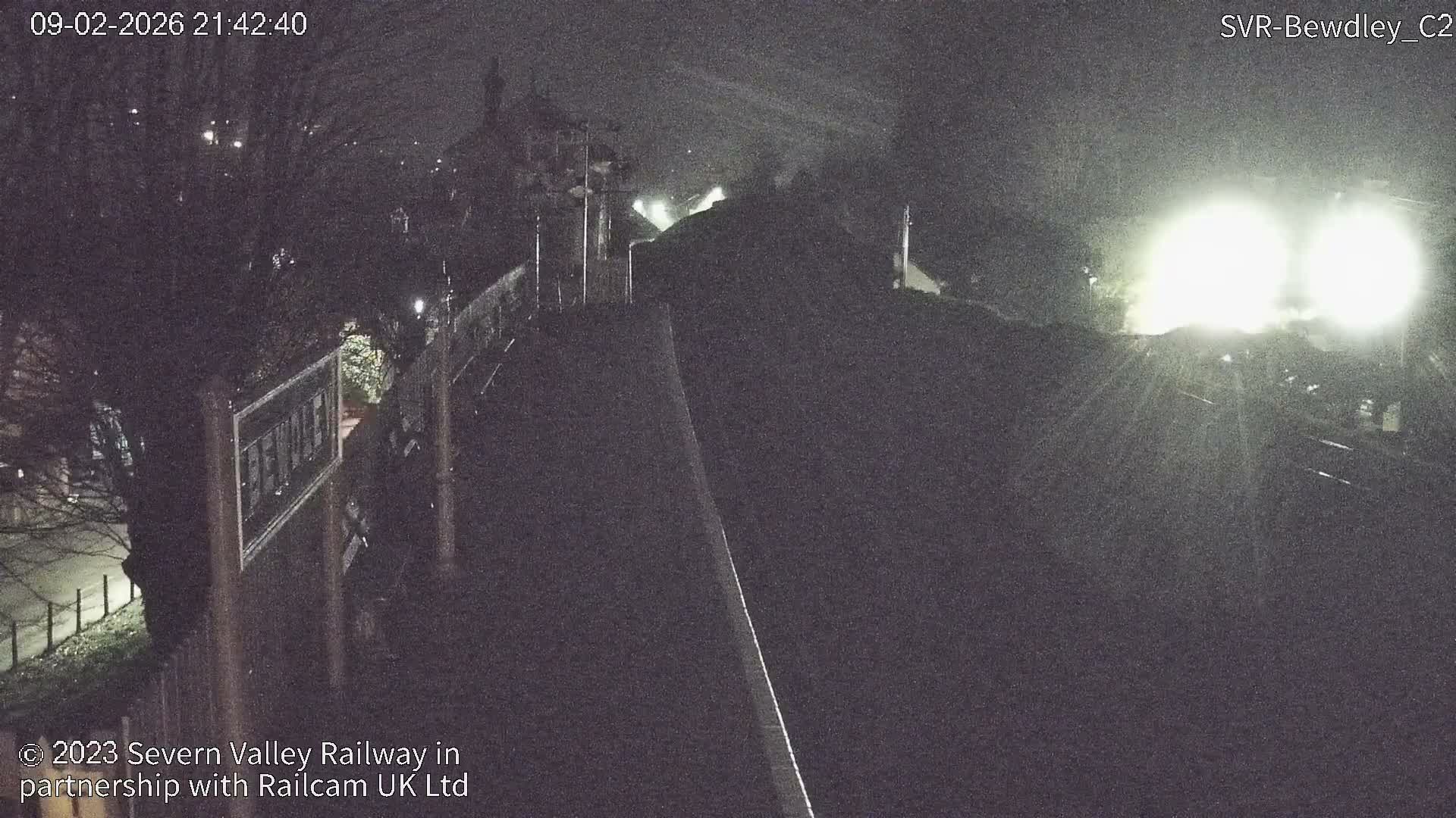 Bewdley Station West View on the Severn Valley Railway Live Cam - Bewdley, Wyre Forest, Worcestershire, West Midlands, England, United Kingdom