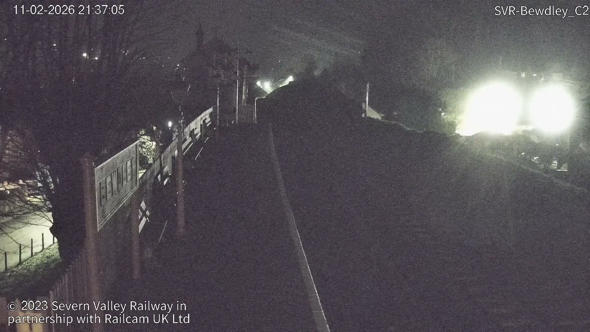 Bewdley Station West View on the Severn Valley Railway Live Cam - Bewdley, Wyre Forest, Worcestershire, West Midlands, England, United Kingdom