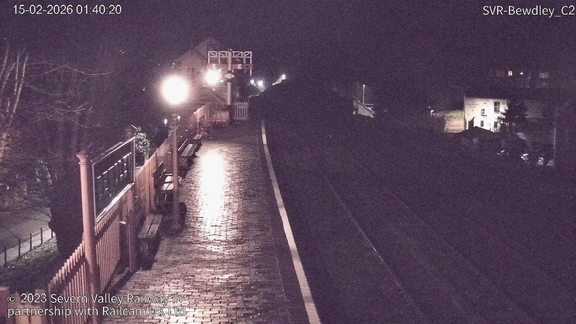 Bewdley Station West View on the Severn Valley Railway Live Cam - Bewdley, Wyre Forest, Worcestershire, West Midlands, England, United Kingdom