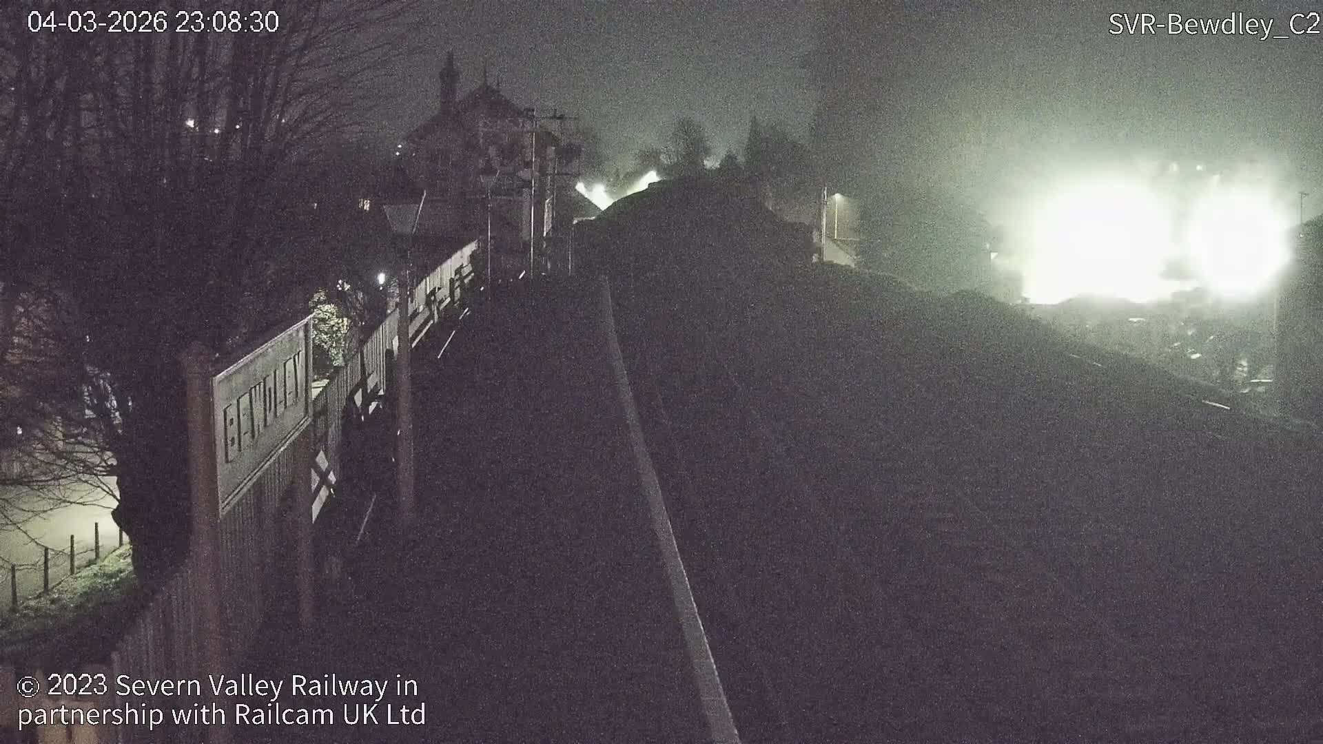 Bewdley Station West View on the Severn Valley Railway Live Cam - Bewdley, Wyre Forest, Worcestershire, West Midlands, England, United Kingdom