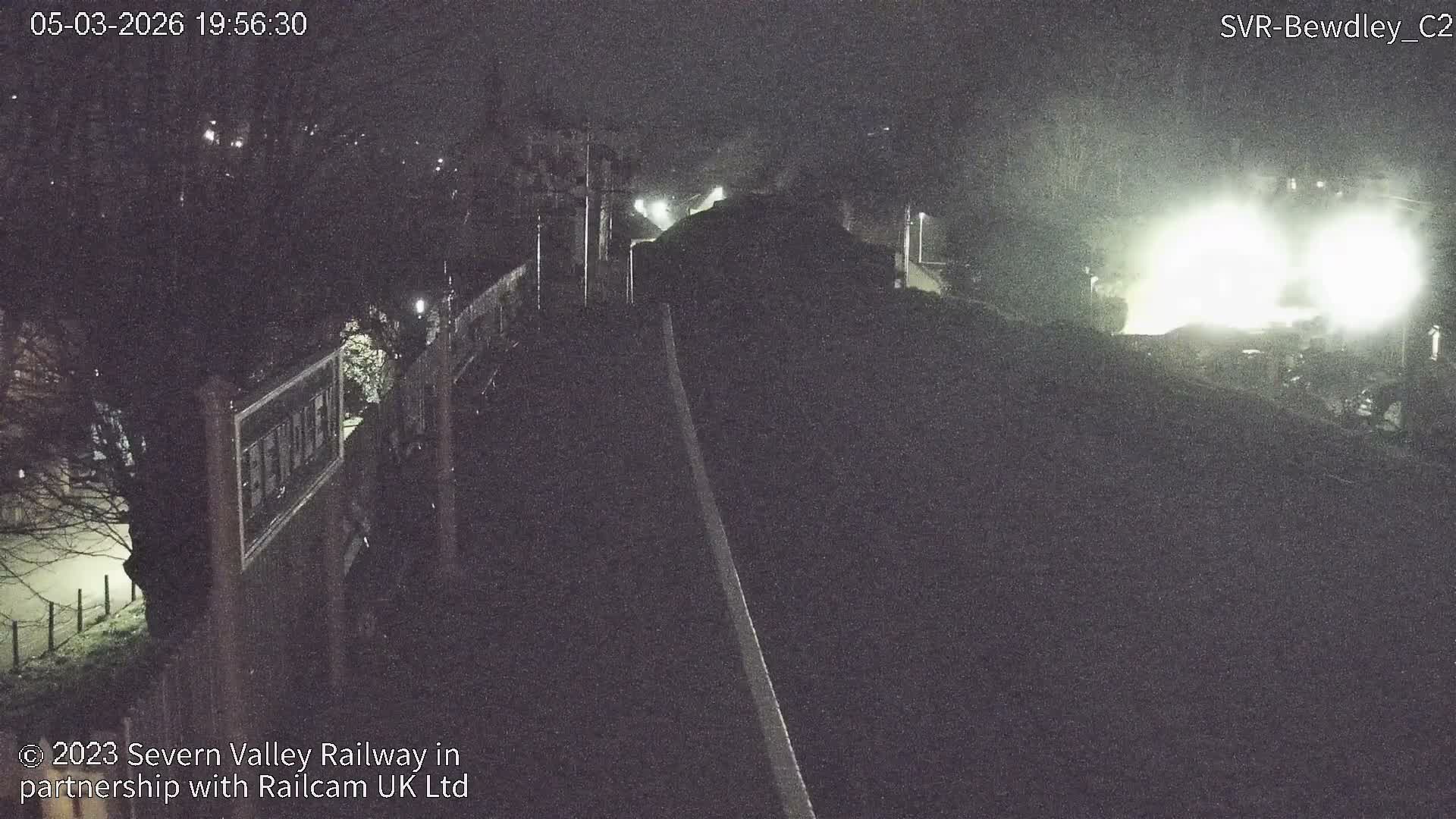 Bewdley Station West View on the Severn Valley Railway Live Cam - Bewdley, Wyre Forest, Worcestershire, West Midlands, England, United Kingdom