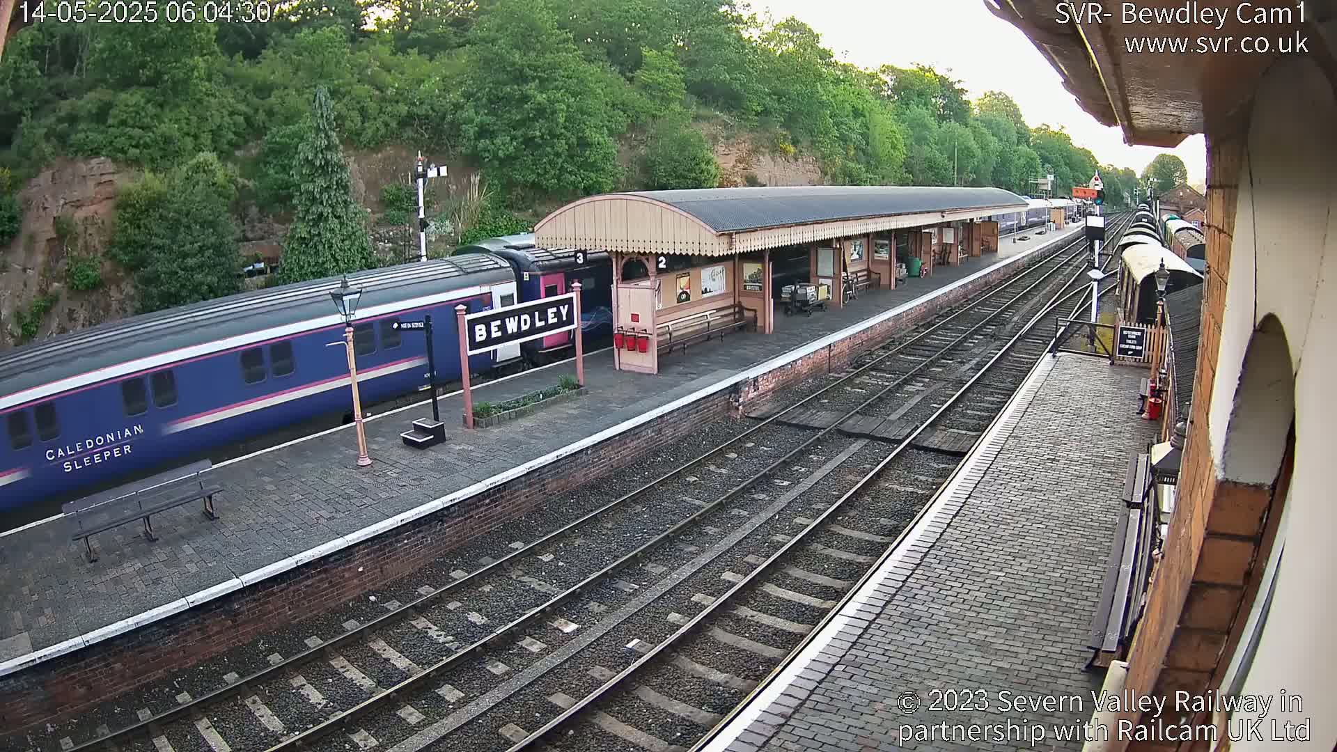 Bewdley Station İnside on the Severn Valley Railway Live Cam - Bewdley, Wyre Forest, Worcestershire, West Midlands, England, United Kingdomth on the Severn Valley Railway 2025-02-27 22:40