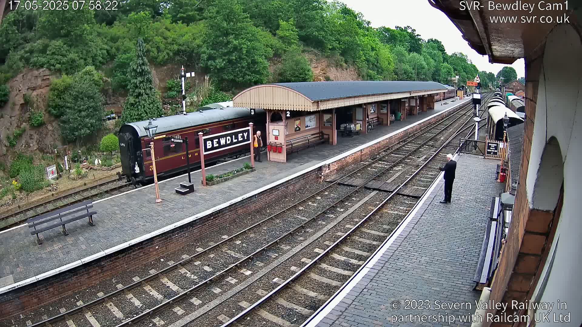 Bewdley Station İnside on the Severn Valley Railway Live Cam - Bewdley, Wyre Forest, Worcestershire, West Midlands, England, United Kingdomth on the Severn Valley Railway 2025-02-27 22:40