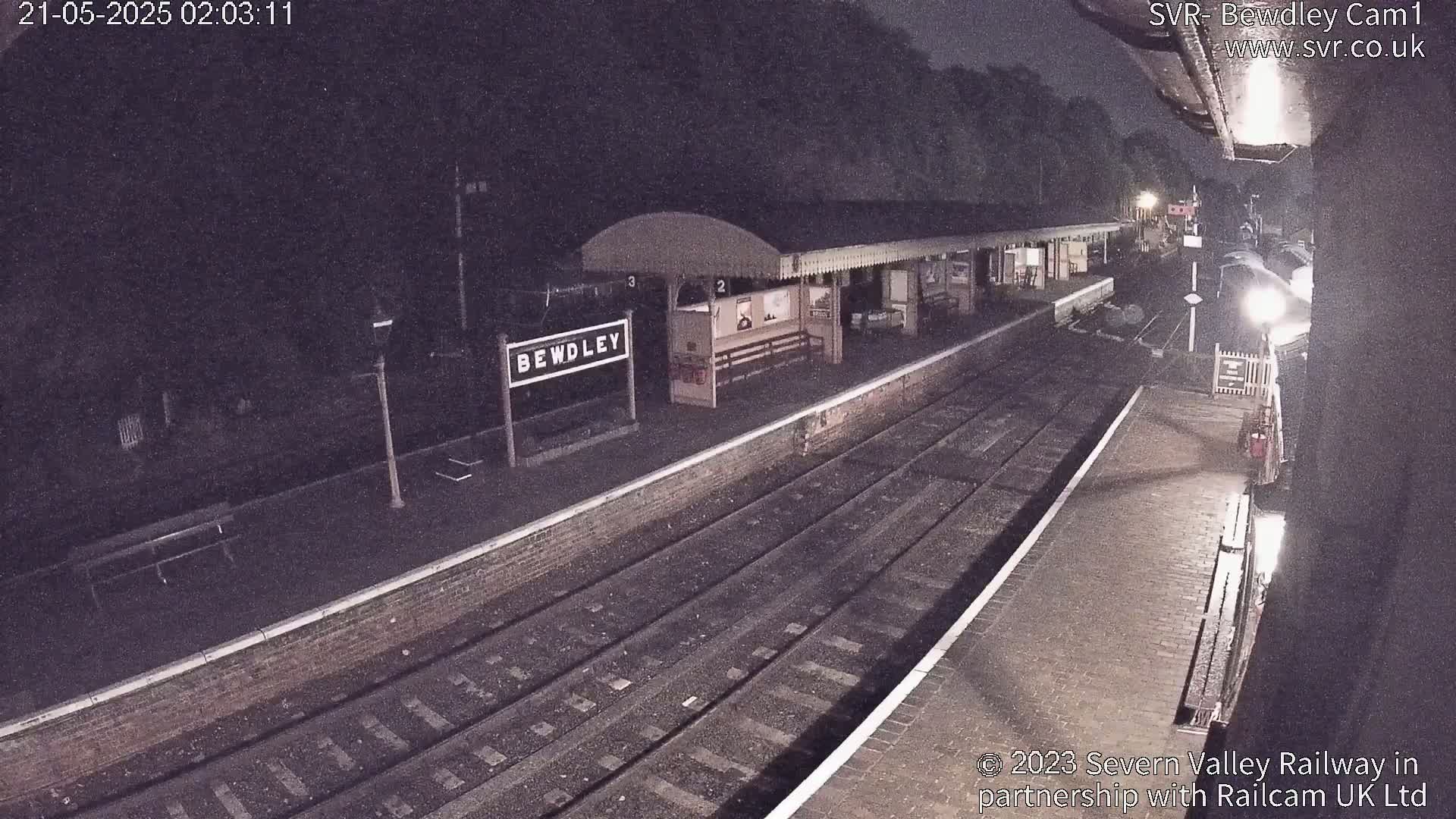 Bewdley Station İnside on the Severn Valley Railway Live Cam - Bewdley, Wyre Forest, Worcestershire, West Midlands, England, United Kingdomth on the Severn Valley Railway 2025-02-27 22:40