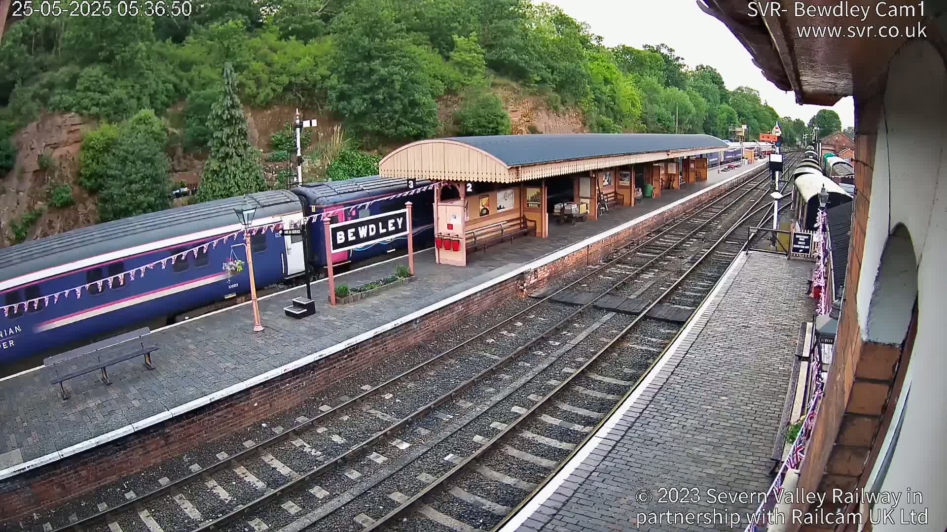 Bewdley Station İnside on the Severn Valley Railway Live Cam - Bewdley, Wyre Forest, Worcestershire, West Midlands, England, United Kingdomth on the Severn Valley Railway 2025-02-27 22:40