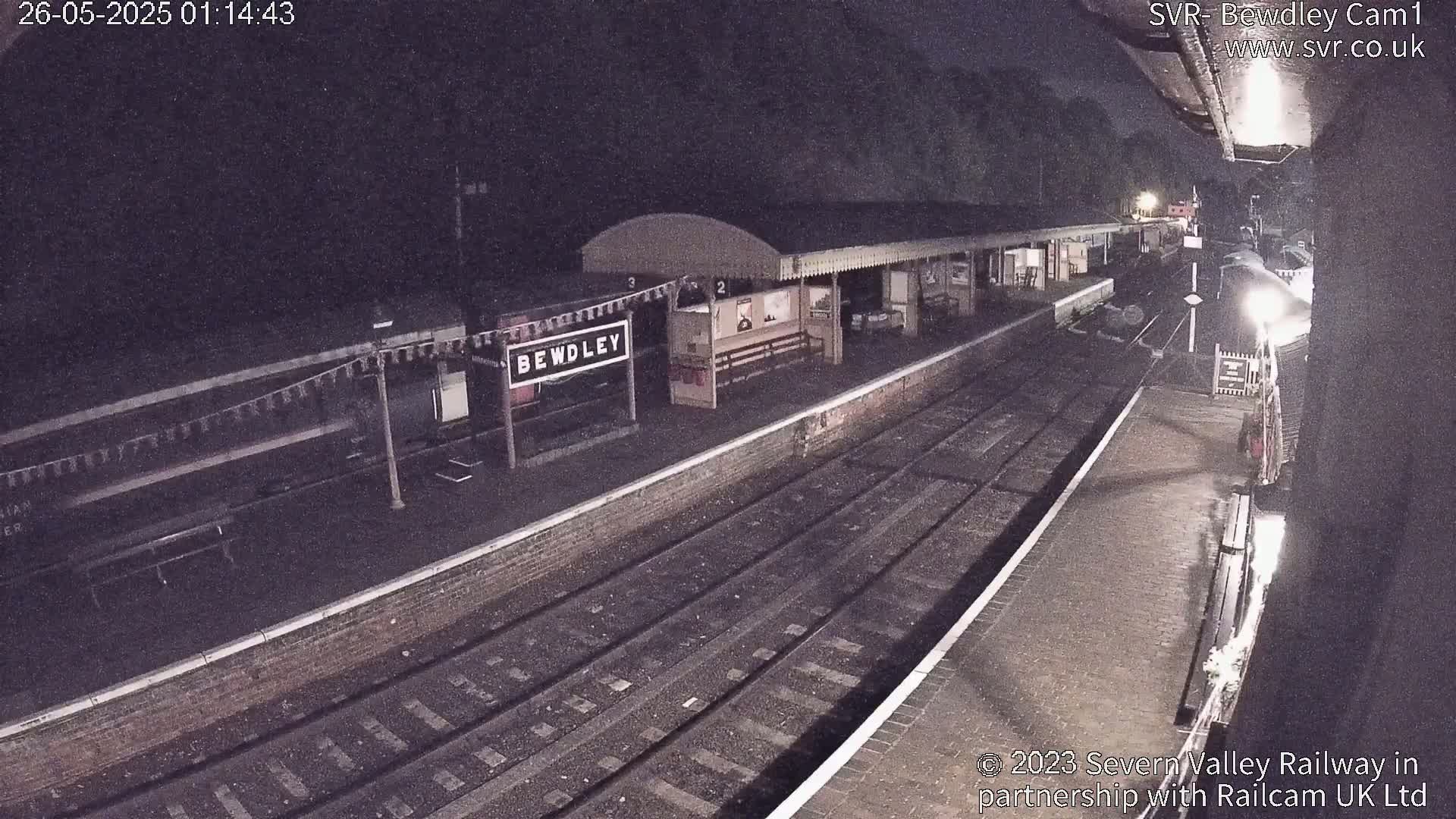Bewdley Station İnside on the Severn Valley Railway Live Cam - Bewdley, Wyre Forest, Worcestershire, West Midlands, England, United Kingdomth on the Severn Valley Railway 2025-02-27 22:40