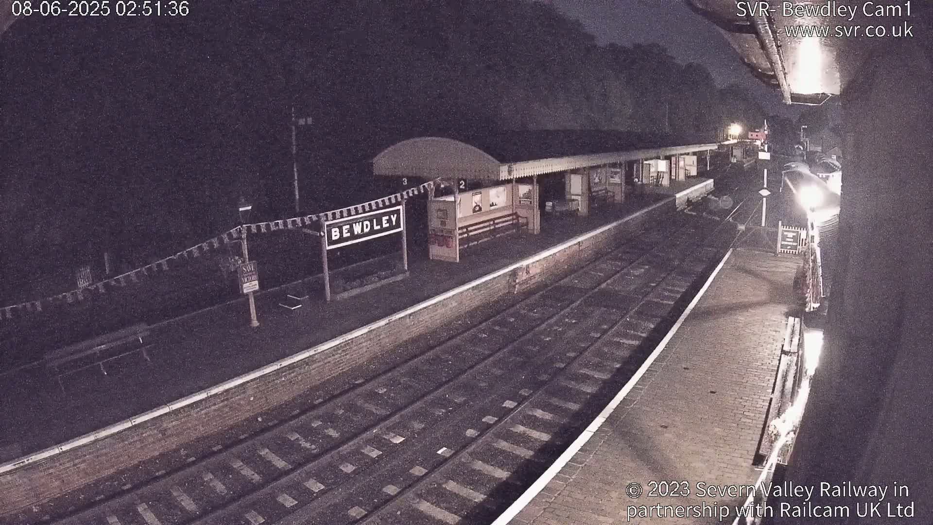 Bewdley Station İnside on the Severn Valley Railway Live Cam - Bewdley, Wyre Forest, Worcestershire, West Midlands, England, United Kingdomth on the Severn Valley Railway 2025-02-27 22:40