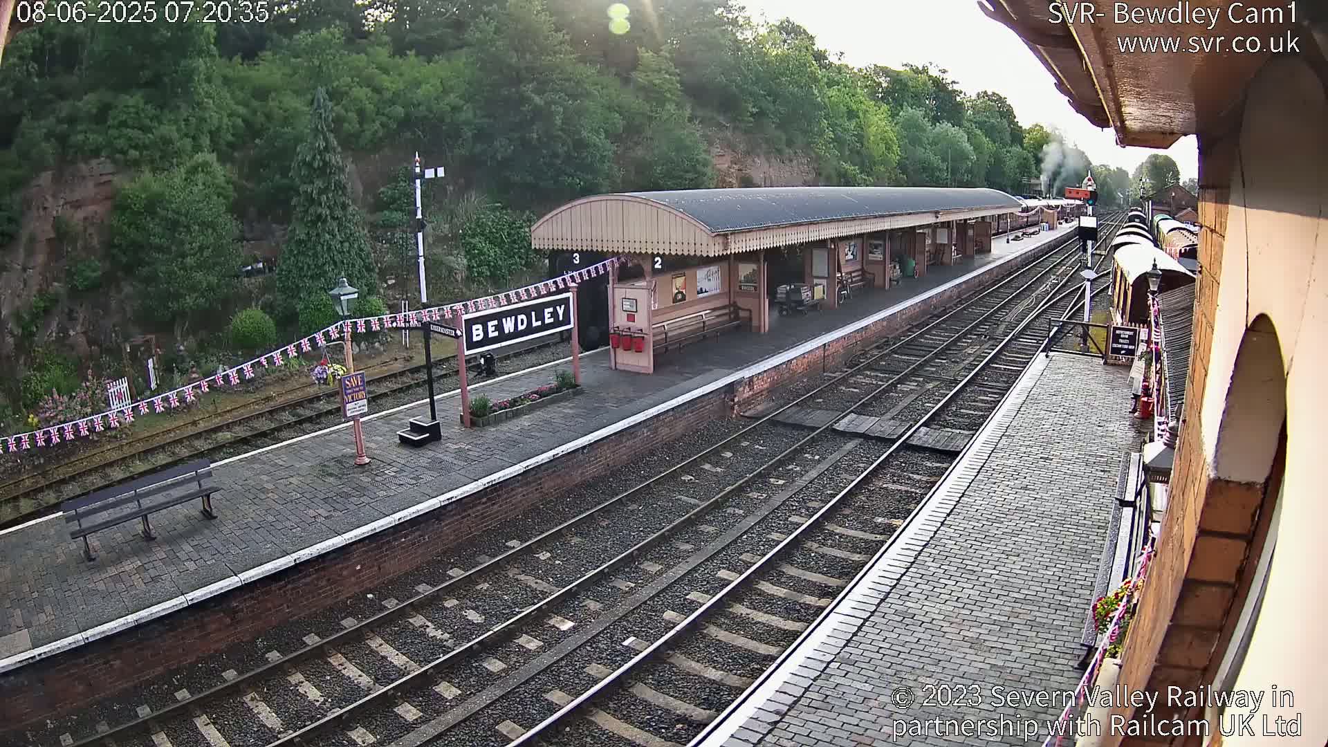 Bewdley Station İnside on the Severn Valley Railway Live Cam - Bewdley, Wyre Forest, Worcestershire, West Midlands, England, United Kingdomth on the Severn Valley Railway 2025-02-27 22:40