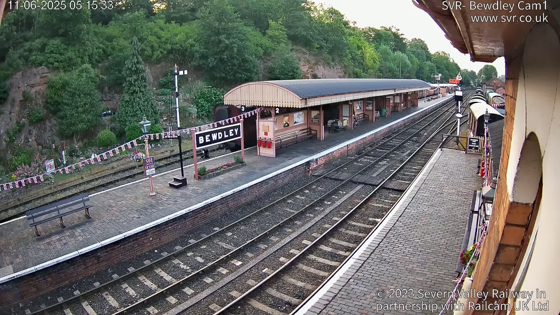 Bewdley Station İnside on the Severn Valley Railway Live Cam - Bewdley, Wyre Forest, Worcestershire, West Midlands, England, United Kingdomth on the Severn Valley Railway 2025-02-27 22:40