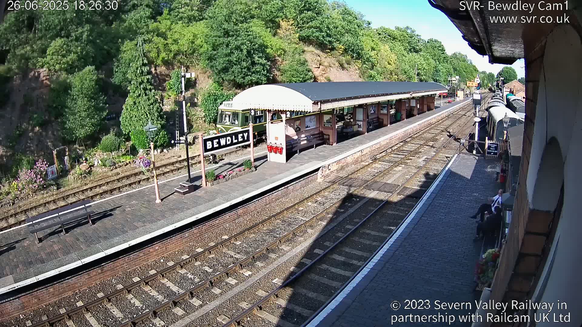 Bewdley Station İnside on the Severn Valley Railway Live Cam - Bewdley, Wyre Forest, Worcestershire, West Midlands, England, United Kingdomth on the Severn Valley Railway 2025-02-27 22:40