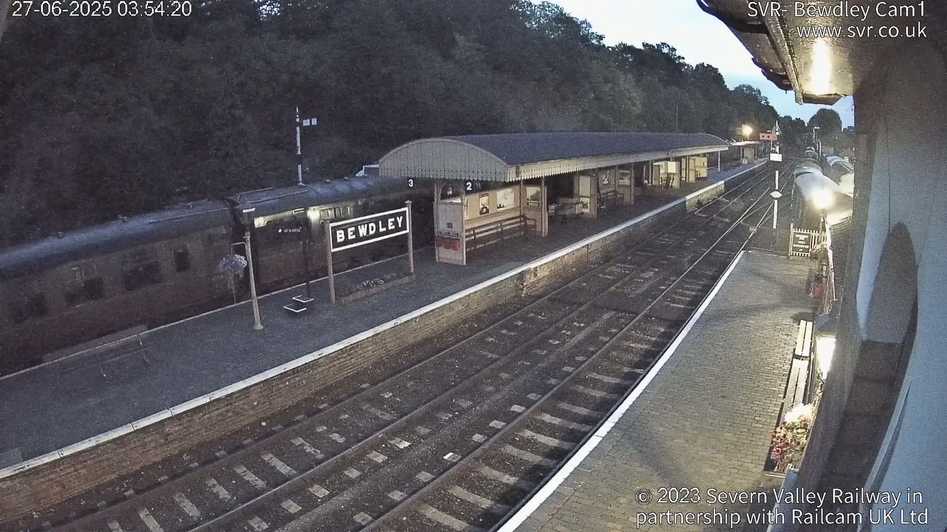 Bewdley Station İnside on the Severn Valley Railway Live Cam - Bewdley, Wyre Forest, Worcestershire, West Midlands, England, United Kingdomth on the Severn Valley Railway 2025-02-27 22:40