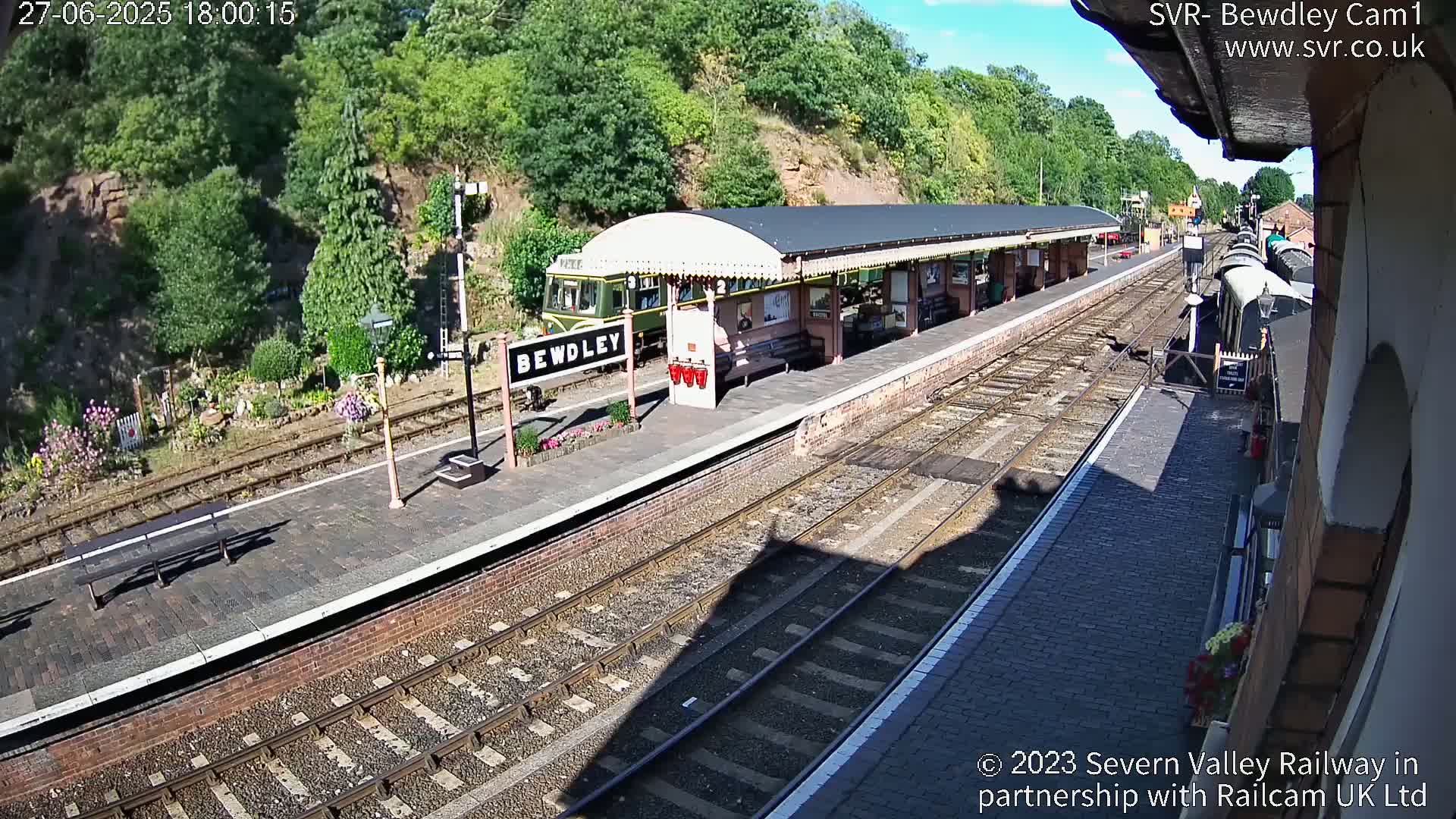 Bewdley Station İnside on the Severn Valley Railway Live Cam - Bewdley, Wyre Forest, Worcestershire, West Midlands, England, United Kingdomth on the Severn Valley Railway 2025-02-27 22:40