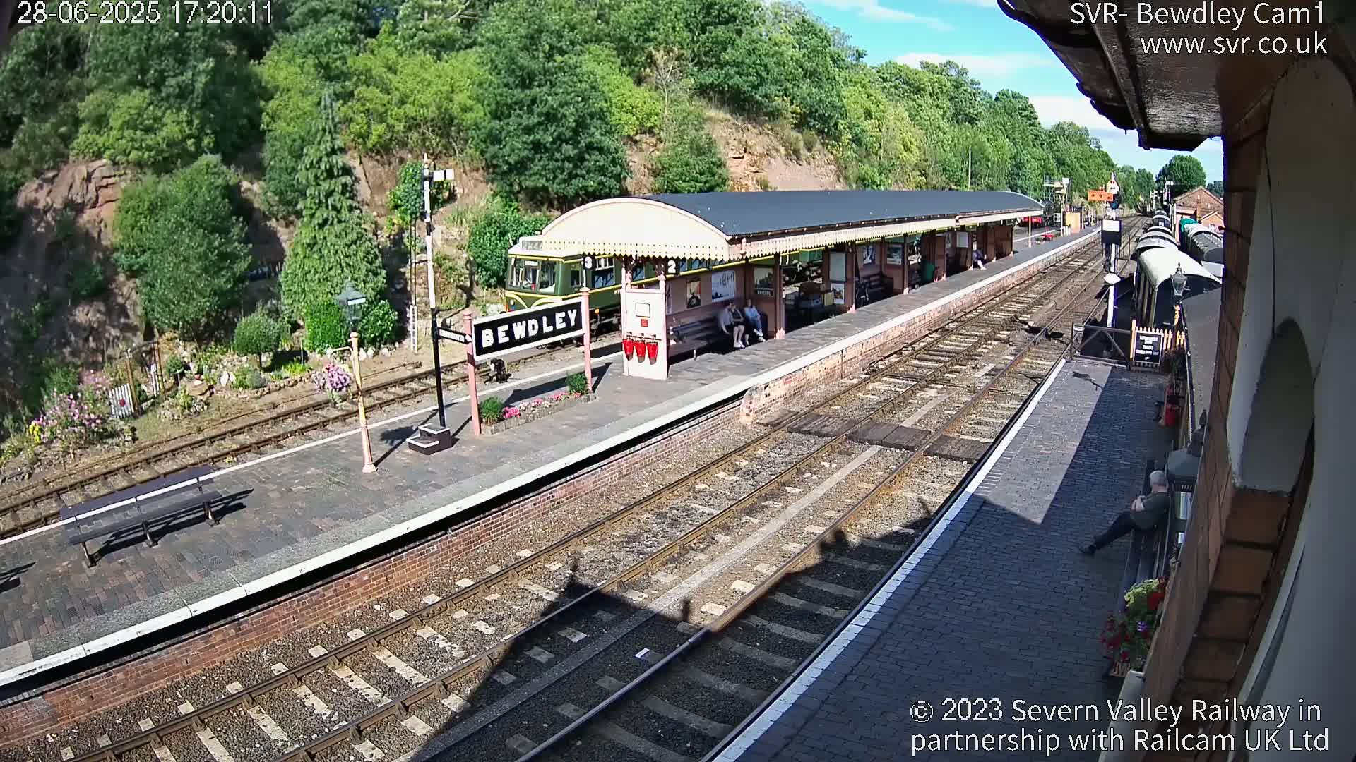 Bewdley Station İnside on the Severn Valley Railway Live Cam - Bewdley, Wyre Forest, Worcestershire, West Midlands, England, United Kingdomth on the Severn Valley Railway 2025-02-27 22:40