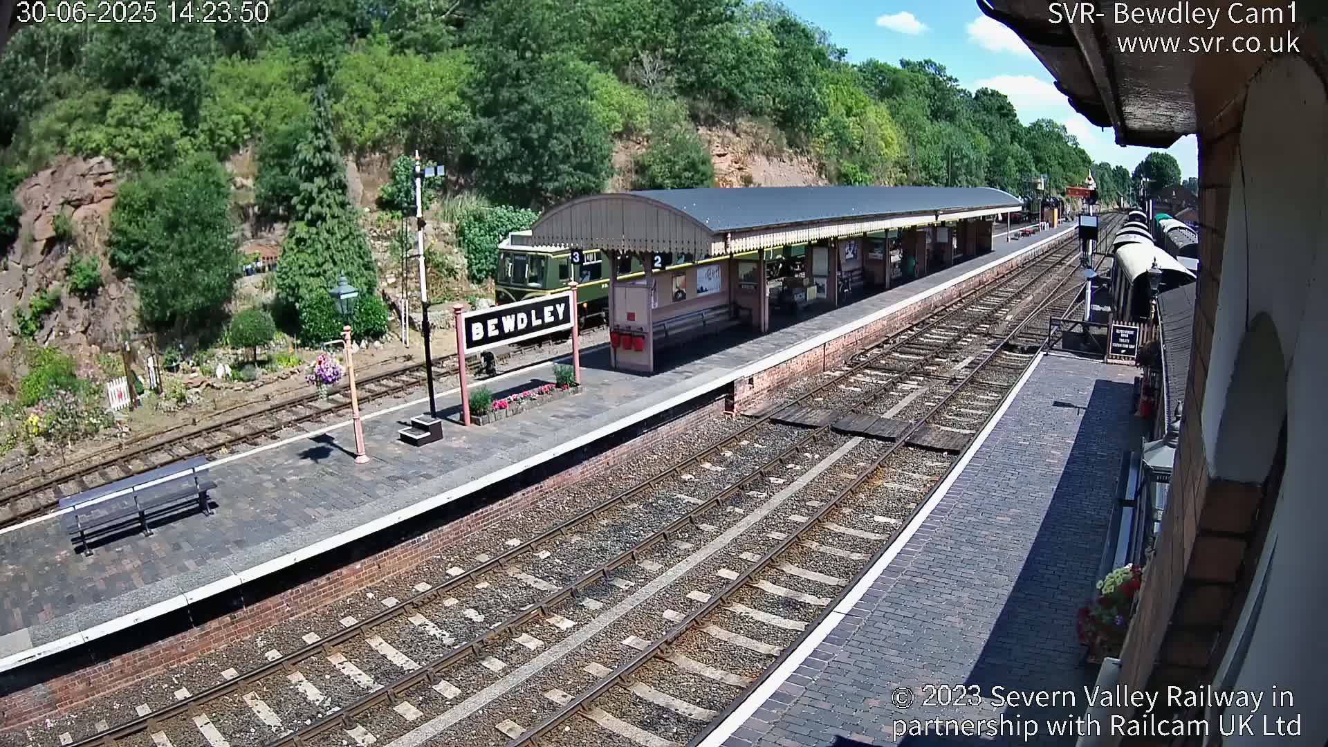 Bewdley Station İnside on the Severn Valley Railway Live Cam - Bewdley, Wyre Forest, Worcestershire, West Midlands, England, United Kingdomth on the Severn Valley Railway 2025-02-27 22:40