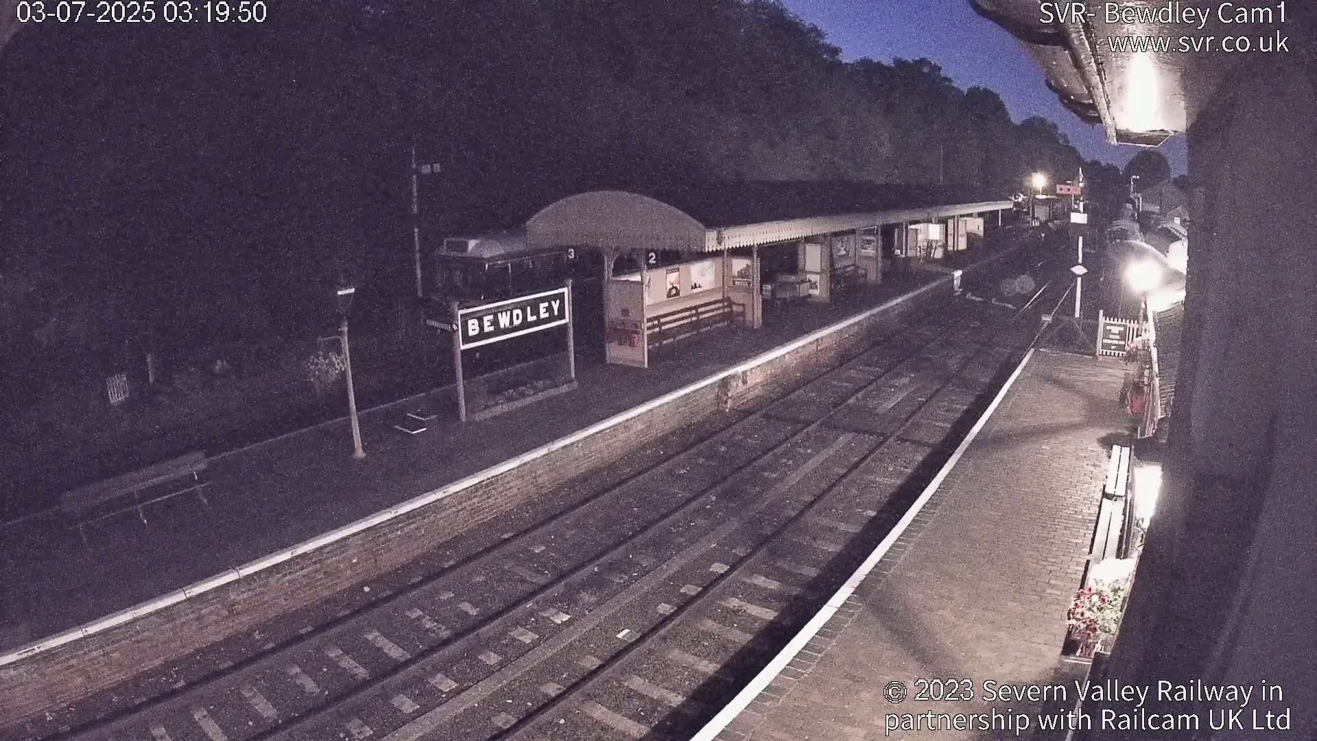Bewdley Station İnside on the Severn Valley Railway Live Cam - Bewdley, Wyre Forest, Worcestershire, West Midlands, England, United Kingdomth on the Severn Valley Railway 2025-02-27 22:40