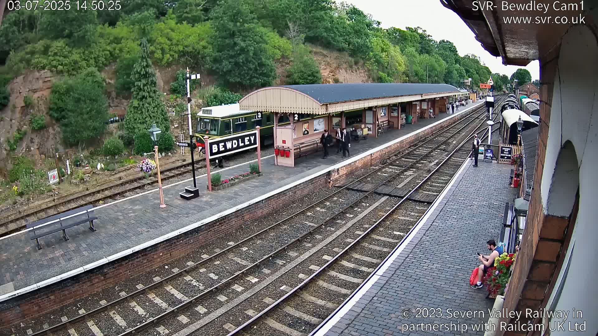 Bewdley Station İnside on the Severn Valley Railway Live Cam - Bewdley, Wyre Forest, Worcestershire, West Midlands, England, United Kingdomth on the Severn Valley Railway 2025-02-27 22:40