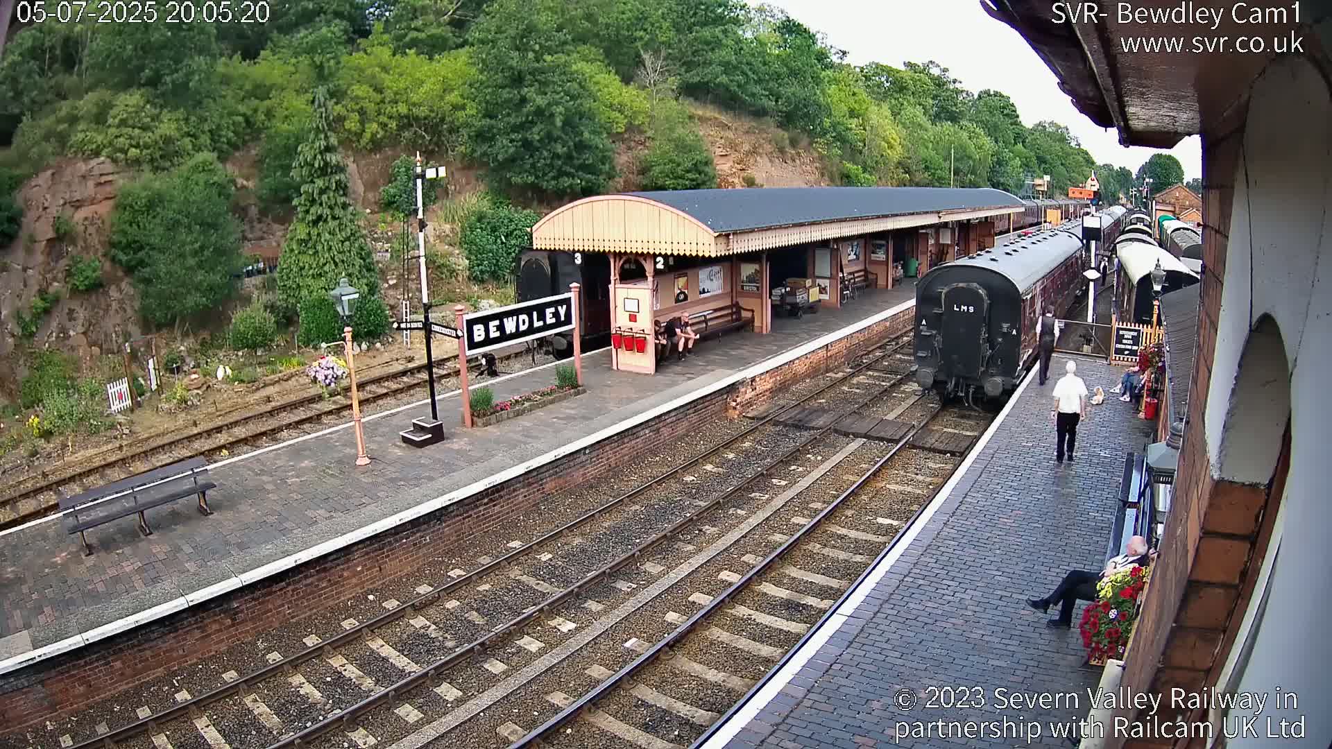 Bewdley Station İnside on the Severn Valley Railway Live Cam - Bewdley, Wyre Forest, Worcestershire, West Midlands, England, United Kingdomth on the Severn Valley Railway 2025-02-27 22:40