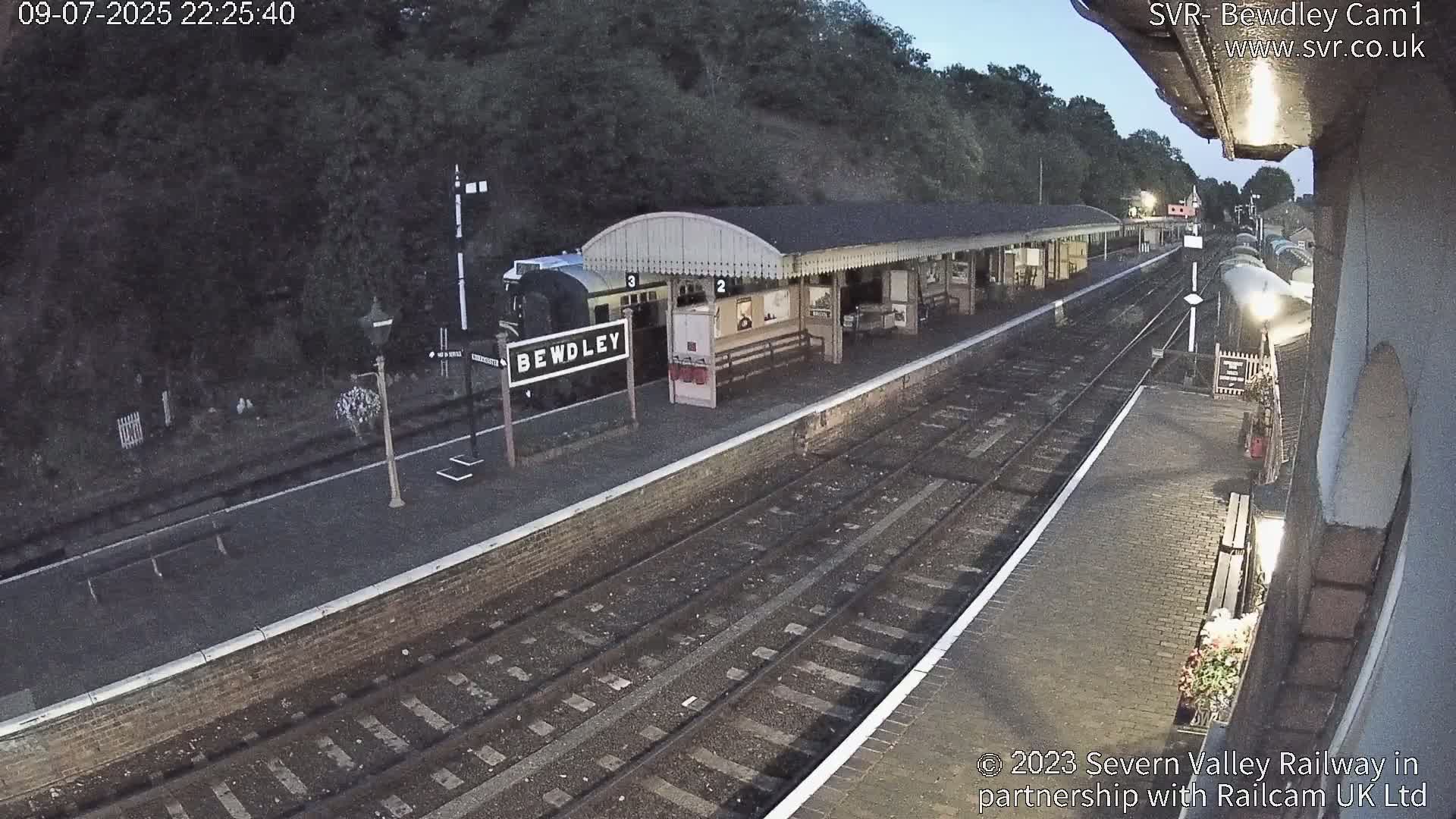 Bewdley Station İnside on the Severn Valley Railway Live Cam - Bewdley, Wyre Forest, Worcestershire, West Midlands, England, United Kingdomth on the Severn Valley Railway 2025-02-27 22:40