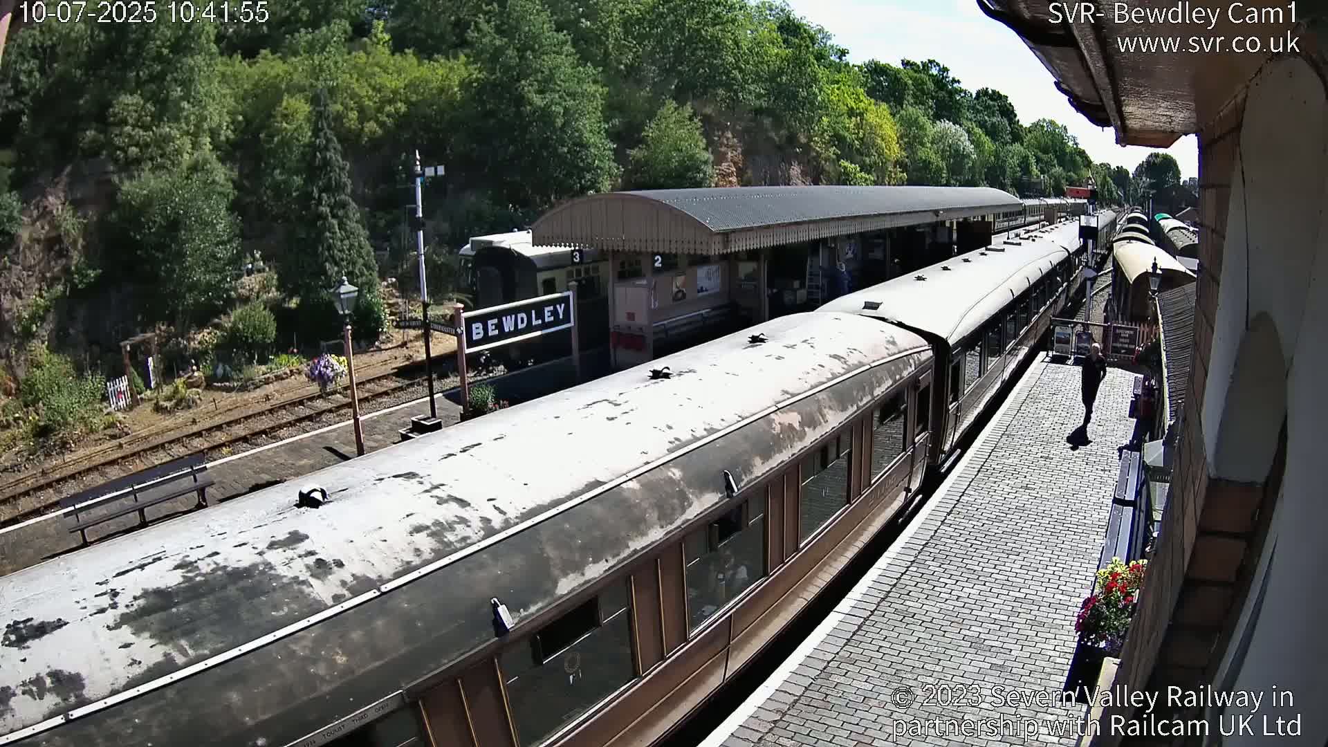 Bewdley Station İnside on the Severn Valley Railway Live Cam - Bewdley, Wyre Forest, Worcestershire, West Midlands, England, United Kingdomth on the Severn Valley Railway 2025-02-27 22:40
