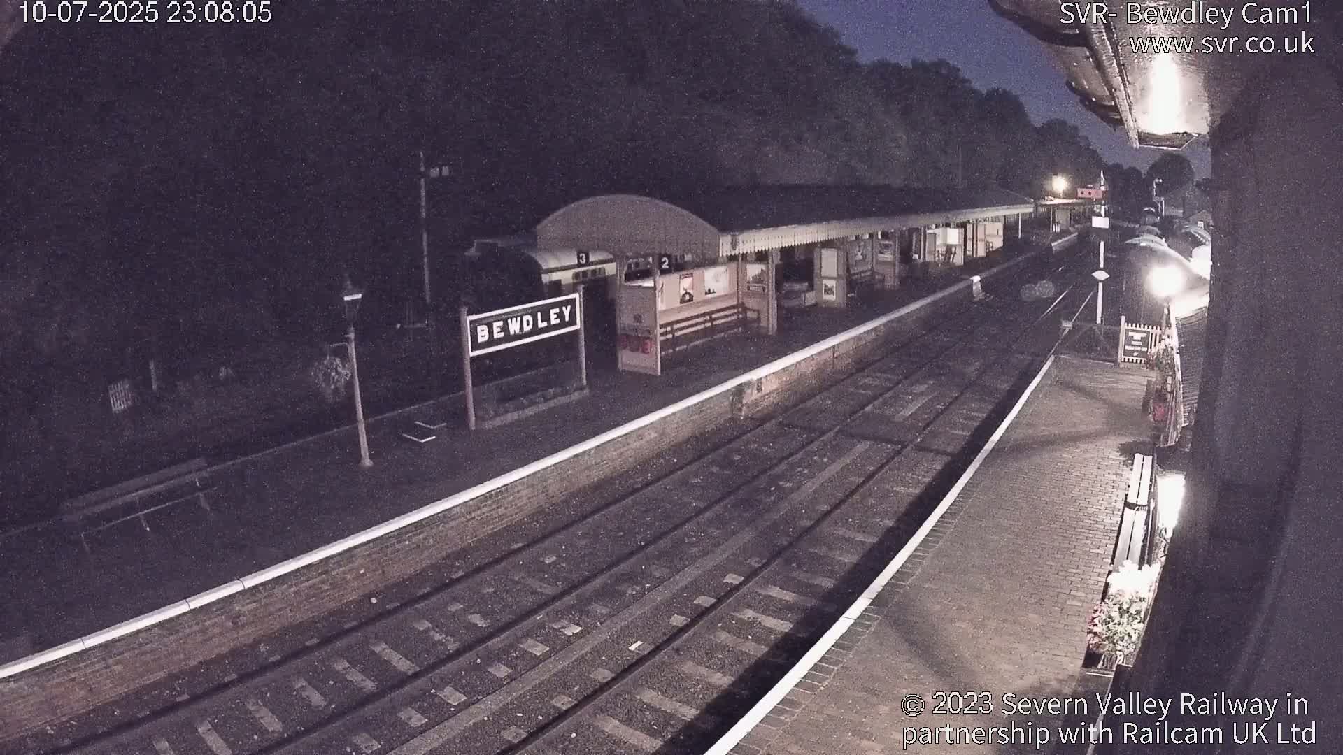 Bewdley Station İnside on the Severn Valley Railway Live Cam - Bewdley, Wyre Forest, Worcestershire, West Midlands, England, United Kingdomth on the Severn Valley Railway 2025-02-27 22:40