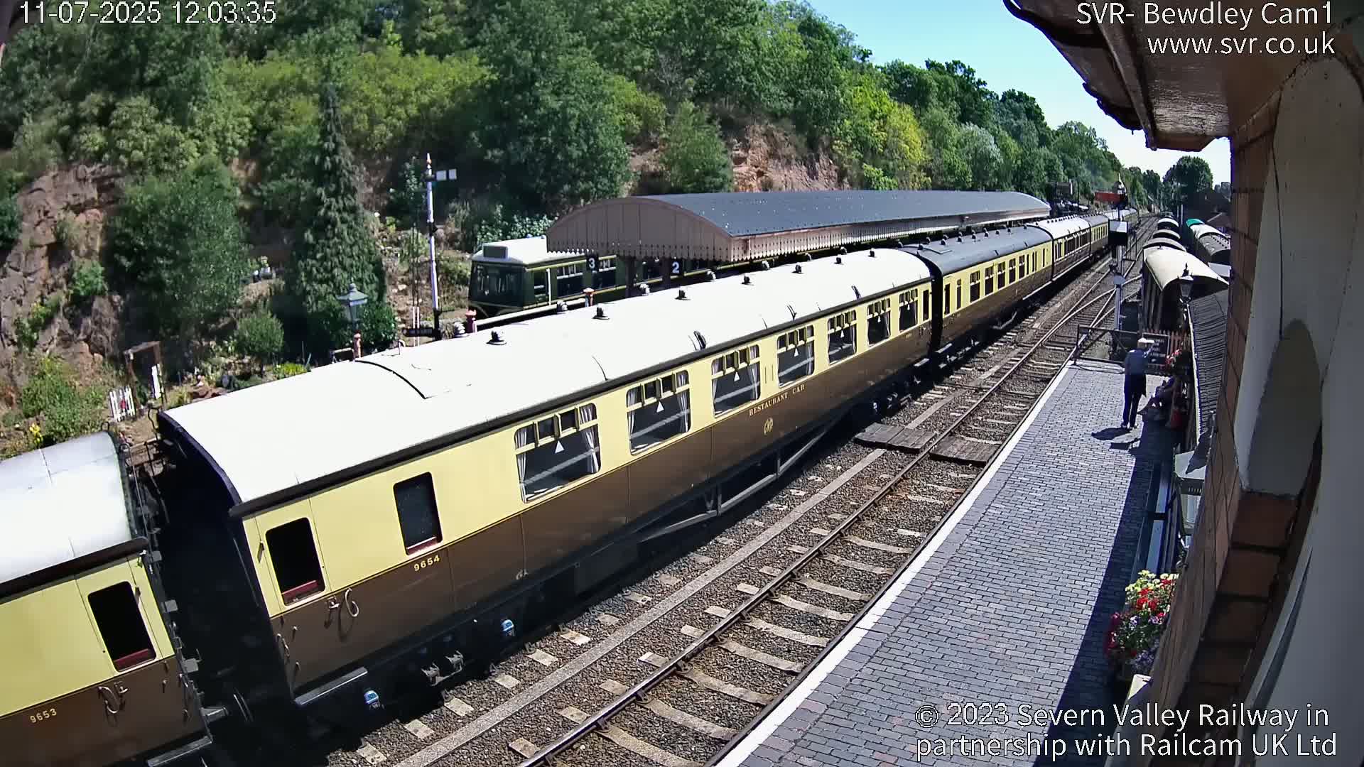 Bewdley Station İnside on the Severn Valley Railway Live Cam - Bewdley, Wyre Forest, Worcestershire, West Midlands, England, United Kingdomth on the Severn Valley Railway 2025-02-27 22:40
