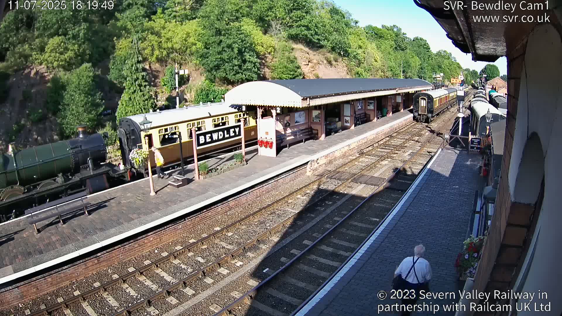Bewdley Station İnside on the Severn Valley Railway Live Cam - Bewdley, Wyre Forest, Worcestershire, West Midlands, England, United Kingdomth on the Severn Valley Railway 2025-02-27 22:40
