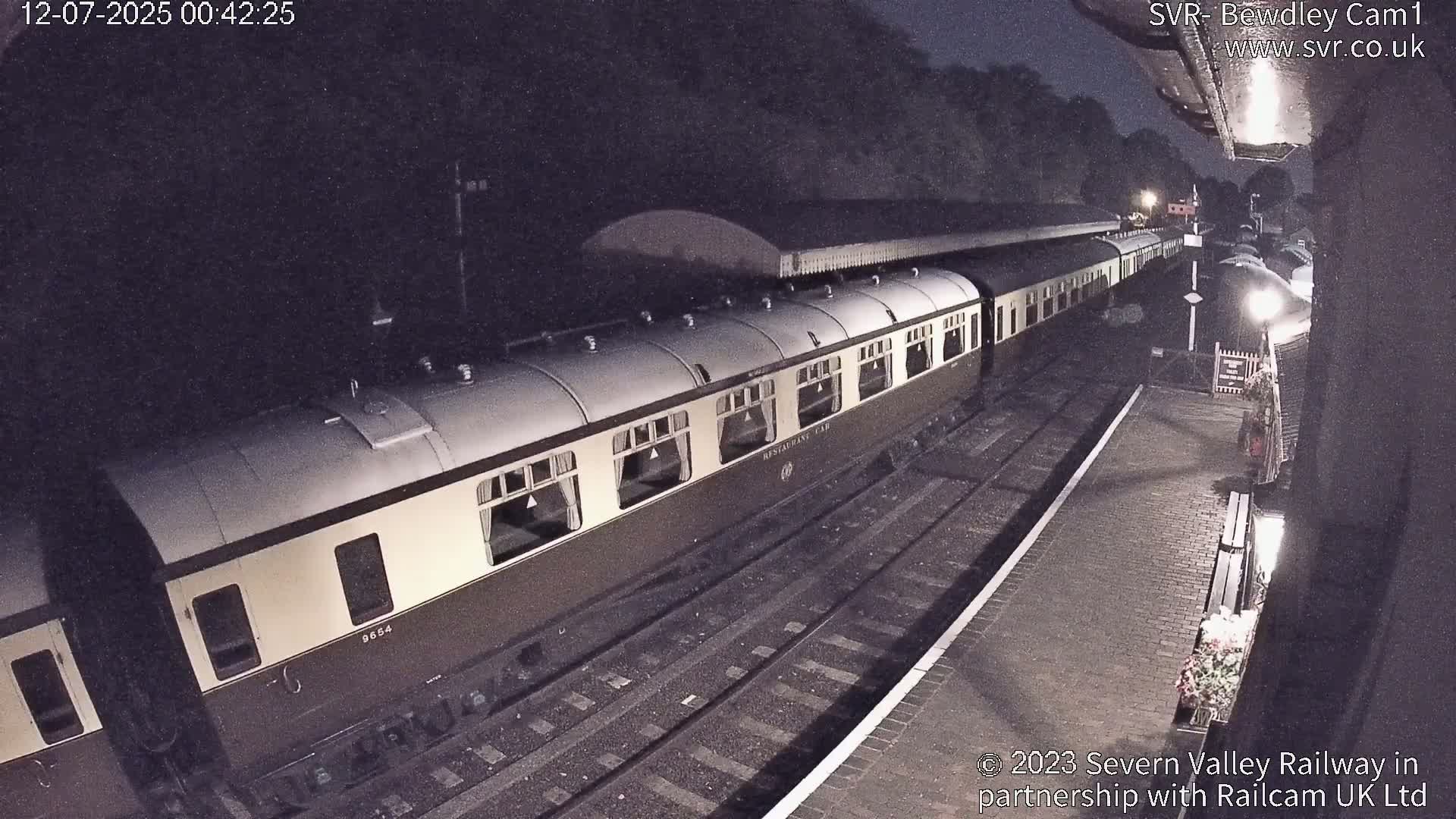 Bewdley Station İnside on the Severn Valley Railway Live Cam - Bewdley, Wyre Forest, Worcestershire, West Midlands, England, United Kingdomth on the Severn Valley Railway 2025-02-27 22:40