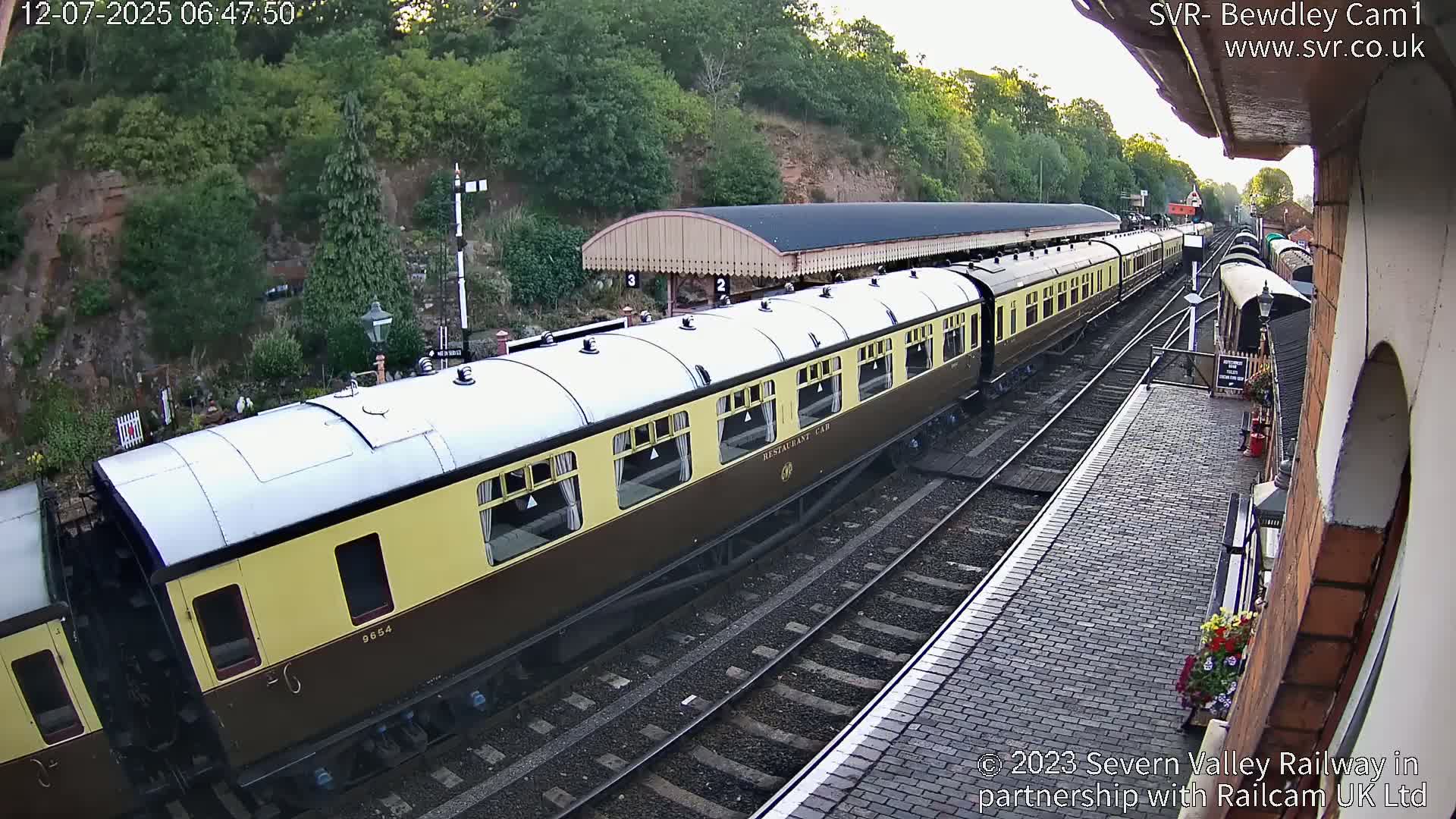 Bewdley Station İnside on the Severn Valley Railway Live Cam - Bewdley, Wyre Forest, Worcestershire, West Midlands, England, United Kingdomth on the Severn Valley Railway 2025-02-27 22:40