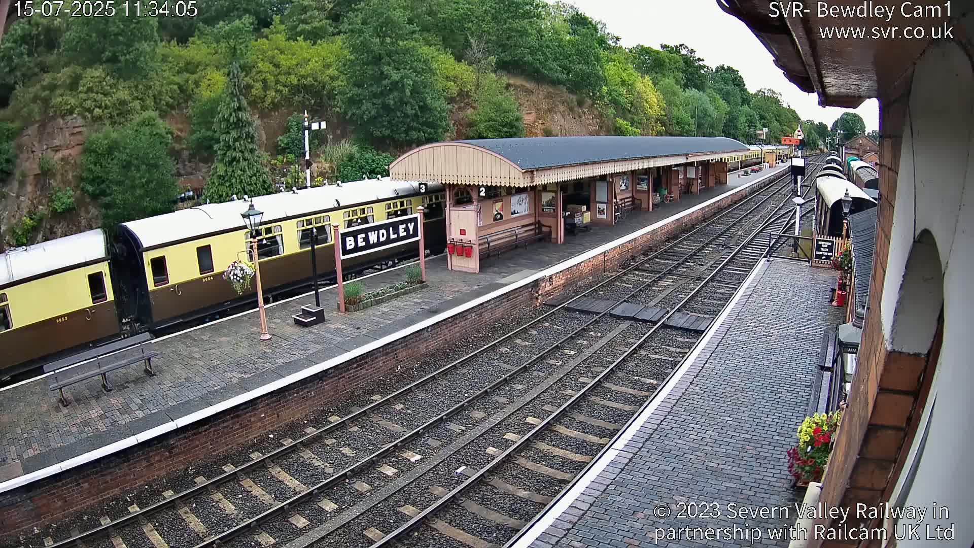 Bewdley Station İnside on the Severn Valley Railway Live Cam - Bewdley, Wyre Forest, Worcestershire, West Midlands, England, United Kingdomth on the Severn Valley Railway 2025-02-27 22:40