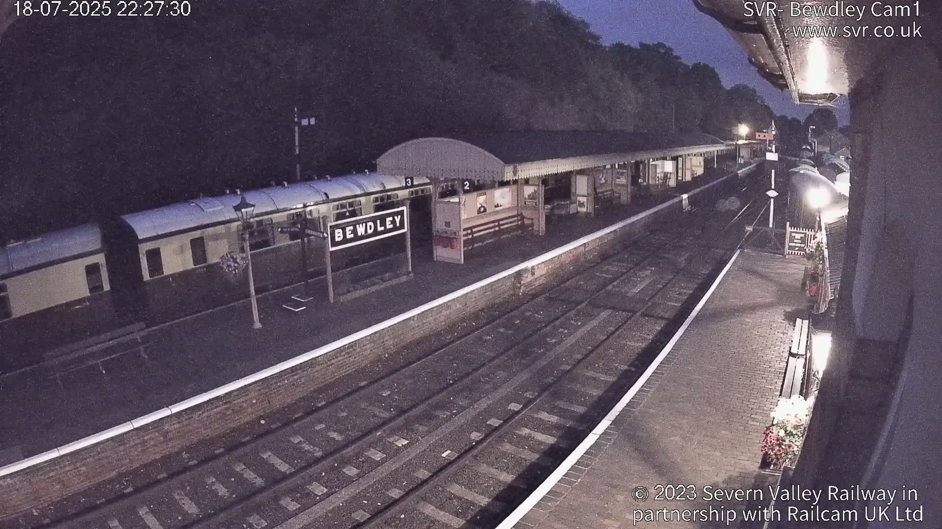 Bewdley Station İnside on the Severn Valley Railway Live Cam - Bewdley, Wyre Forest, Worcestershire, West Midlands, England, United Kingdomth on the Severn Valley Railway 2025-02-27 22:40