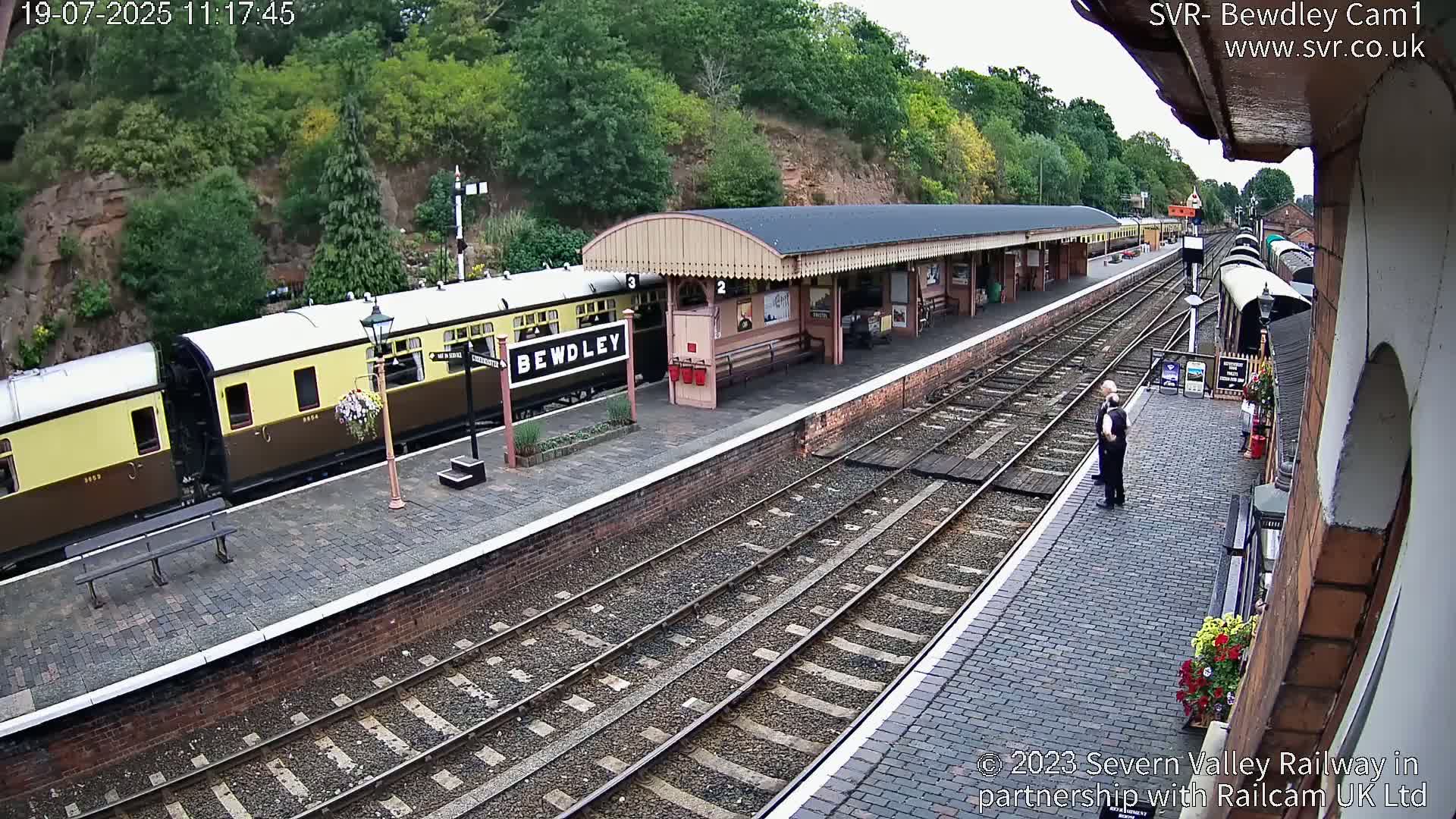 Bewdley Station İnside on the Severn Valley Railway Live Cam - Bewdley, Wyre Forest, Worcestershire, West Midlands, England, United Kingdomth on the Severn Valley Railway 2025-02-27 22:40