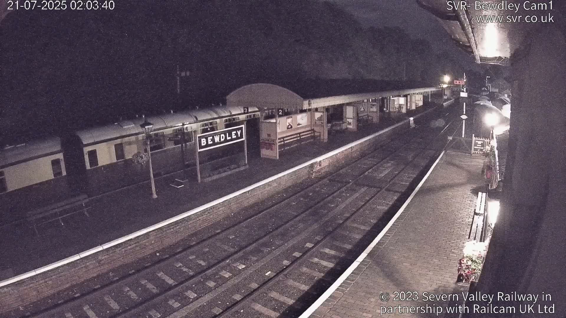 Bewdley Station İnside on the Severn Valley Railway Live Cam - Bewdley, Wyre Forest, Worcestershire, West Midlands, England, United Kingdomth on the Severn Valley Railway 2025-02-27 22:40