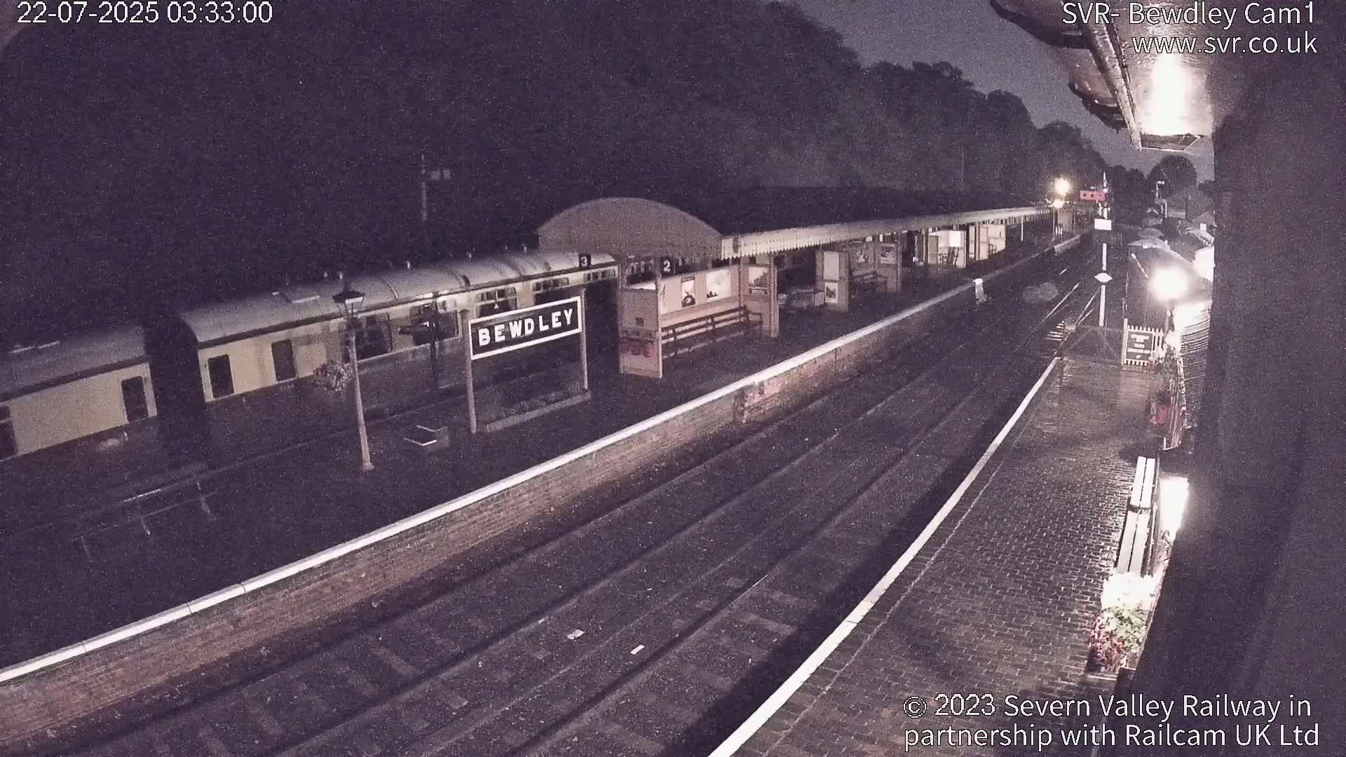 Bewdley Station İnside on the Severn Valley Railway Live Cam - Bewdley, Wyre Forest, Worcestershire, West Midlands, England, United Kingdomth on the Severn Valley Railway 2025-02-27 22:40