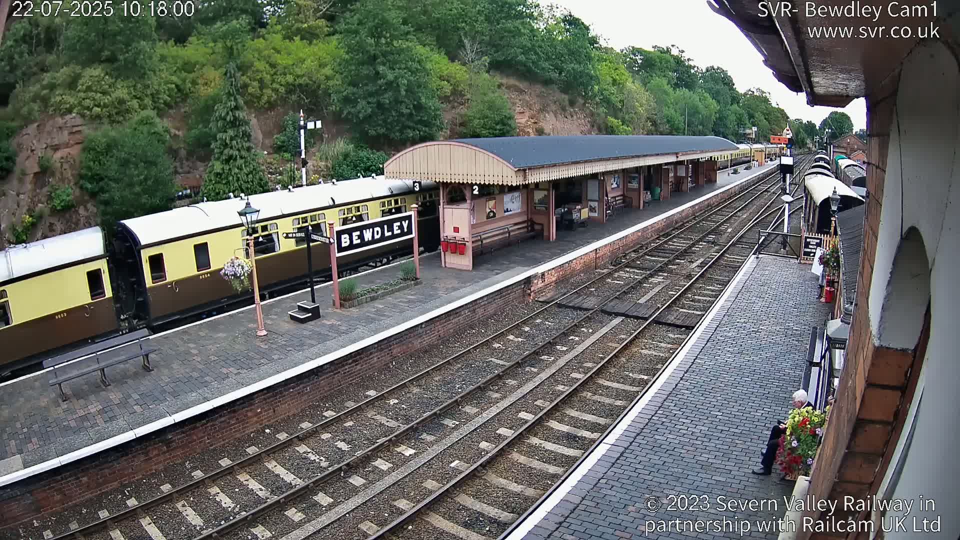 Bewdley Station İnside on the Severn Valley Railway Live Cam - Bewdley, Wyre Forest, Worcestershire, West Midlands, England, United Kingdomth on the Severn Valley Railway 2025-02-27 22:40