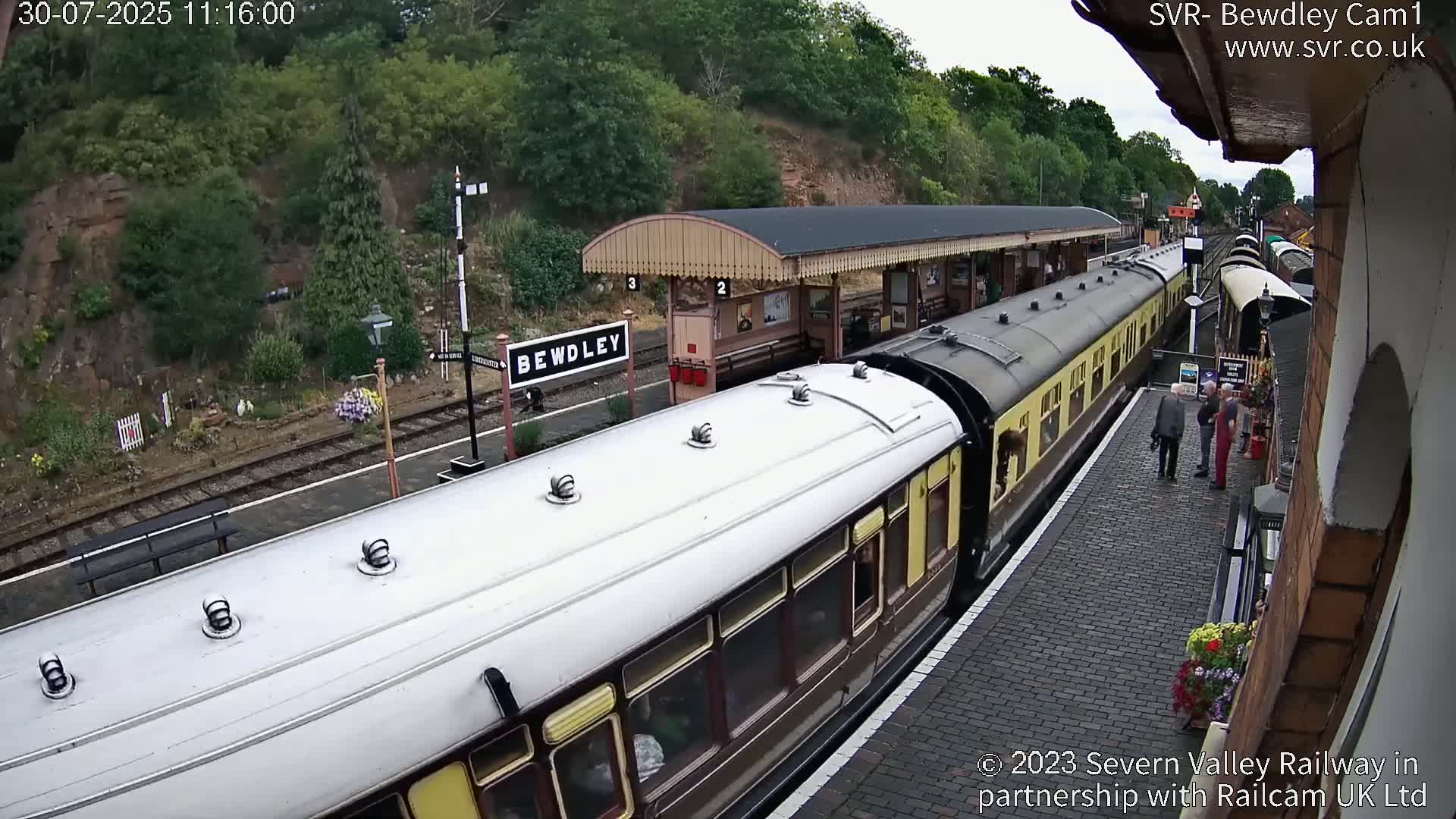 Bewdley Station İnside on the Severn Valley Railway Live Cam - Bewdley, Wyre Forest, Worcestershire, West Midlands, England, United Kingdomth on the Severn Valley Railway 2025-02-27 22:40