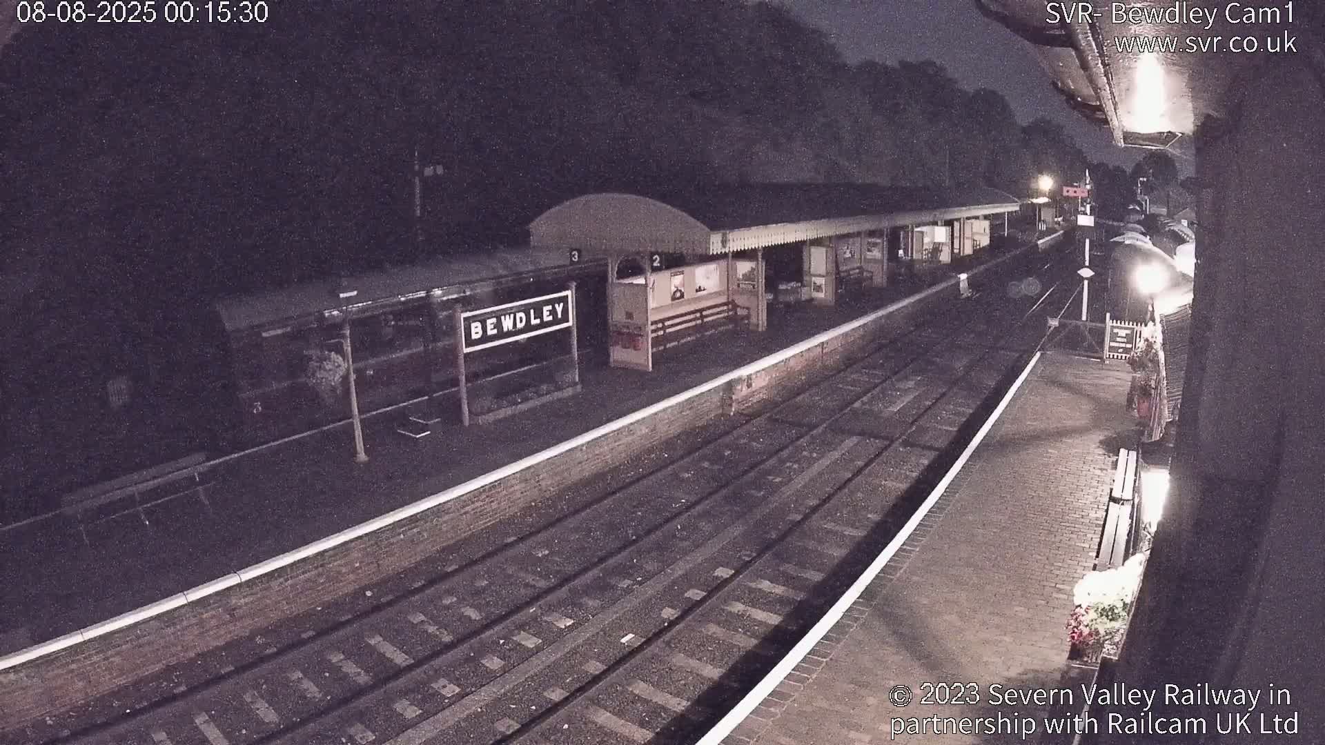 Bewdley Station İnside on the Severn Valley Railway Live Cam - Bewdley, Wyre Forest, Worcestershire, West Midlands, England, United Kingdomth on the Severn Valley Railway 2025-02-27 22:40