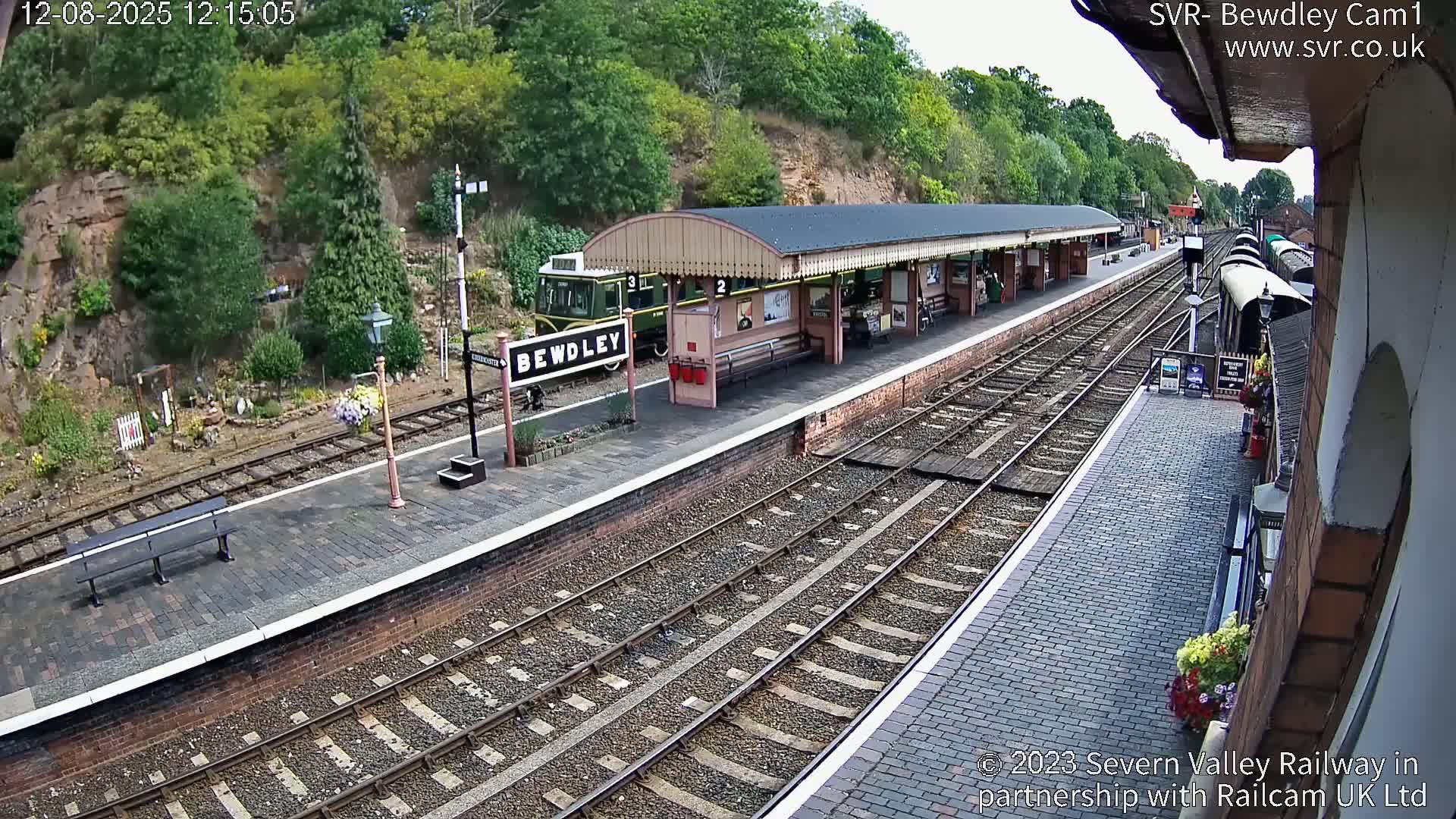 Bewdley Station İnside on the Severn Valley Railway Live Cam - Bewdley, Wyre Forest, Worcestershire, West Midlands, England, United Kingdomth on the Severn Valley Railway 2025-02-27 22:40