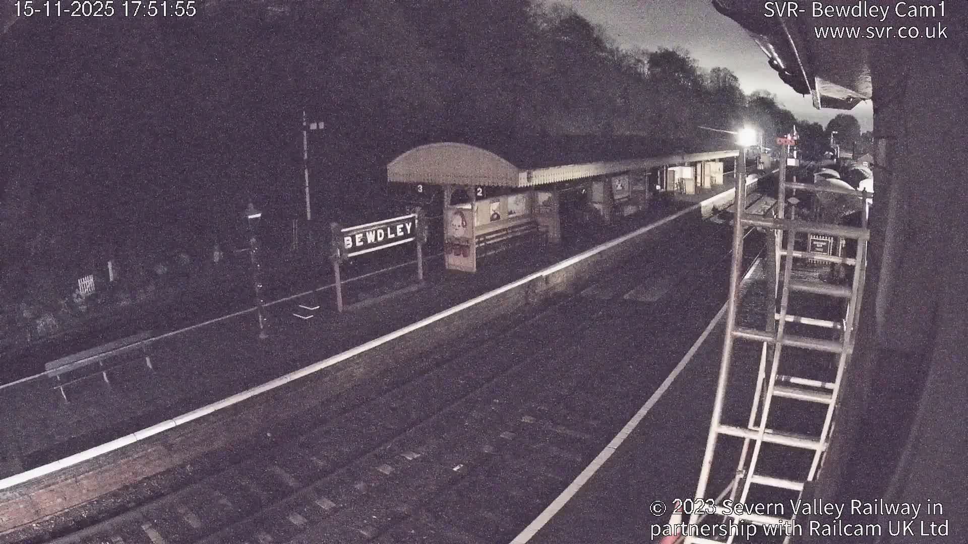 Bewdley Station İnside on the Severn Valley Railway Live Cam - Bewdley, Wyre Forest, Worcestershire, West Midlands, England, United Kingdomth on the Severn Valley Railway 2025-02-27 22:40