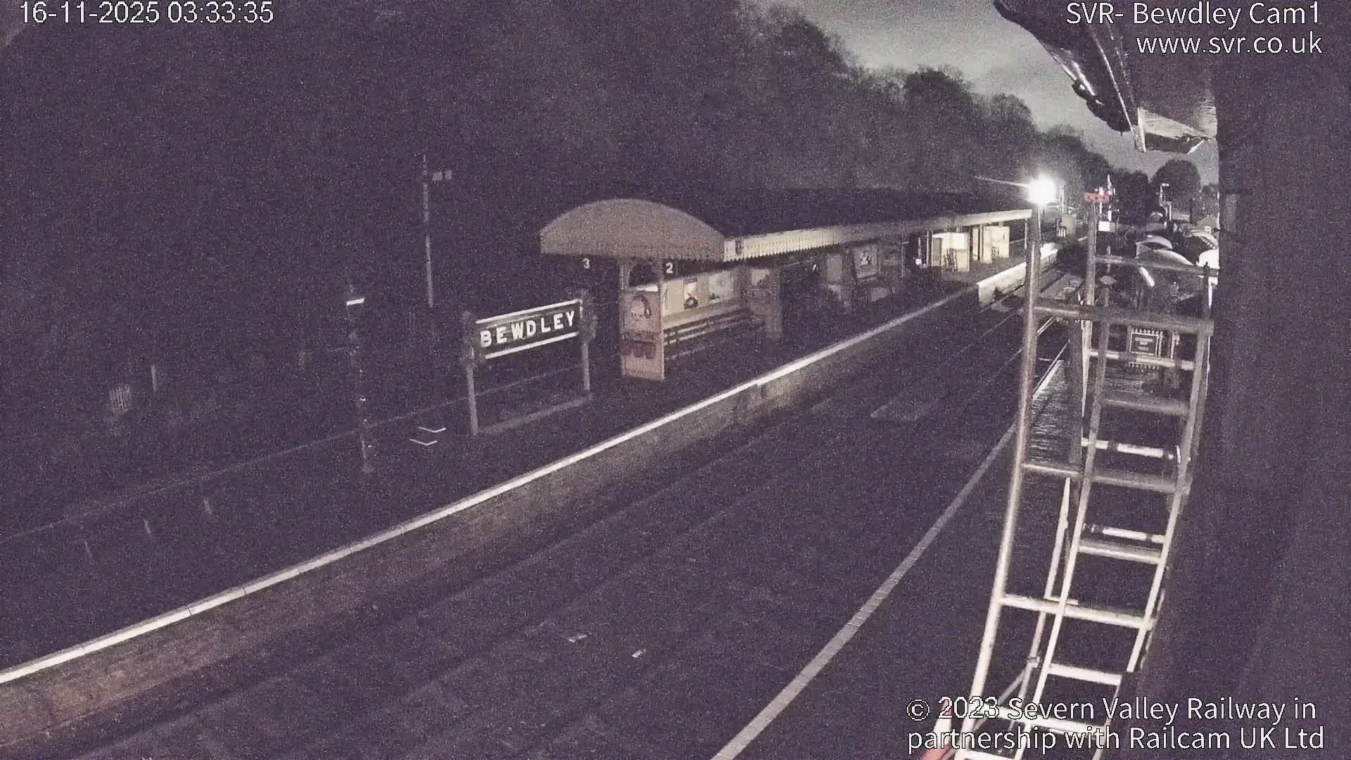 Bewdley Station İnside on the Severn Valley Railway Live Cam - Bewdley, Wyre Forest, Worcestershire, West Midlands, England, United Kingdomth on the Severn Valley Railway 2025-02-27 22:40
