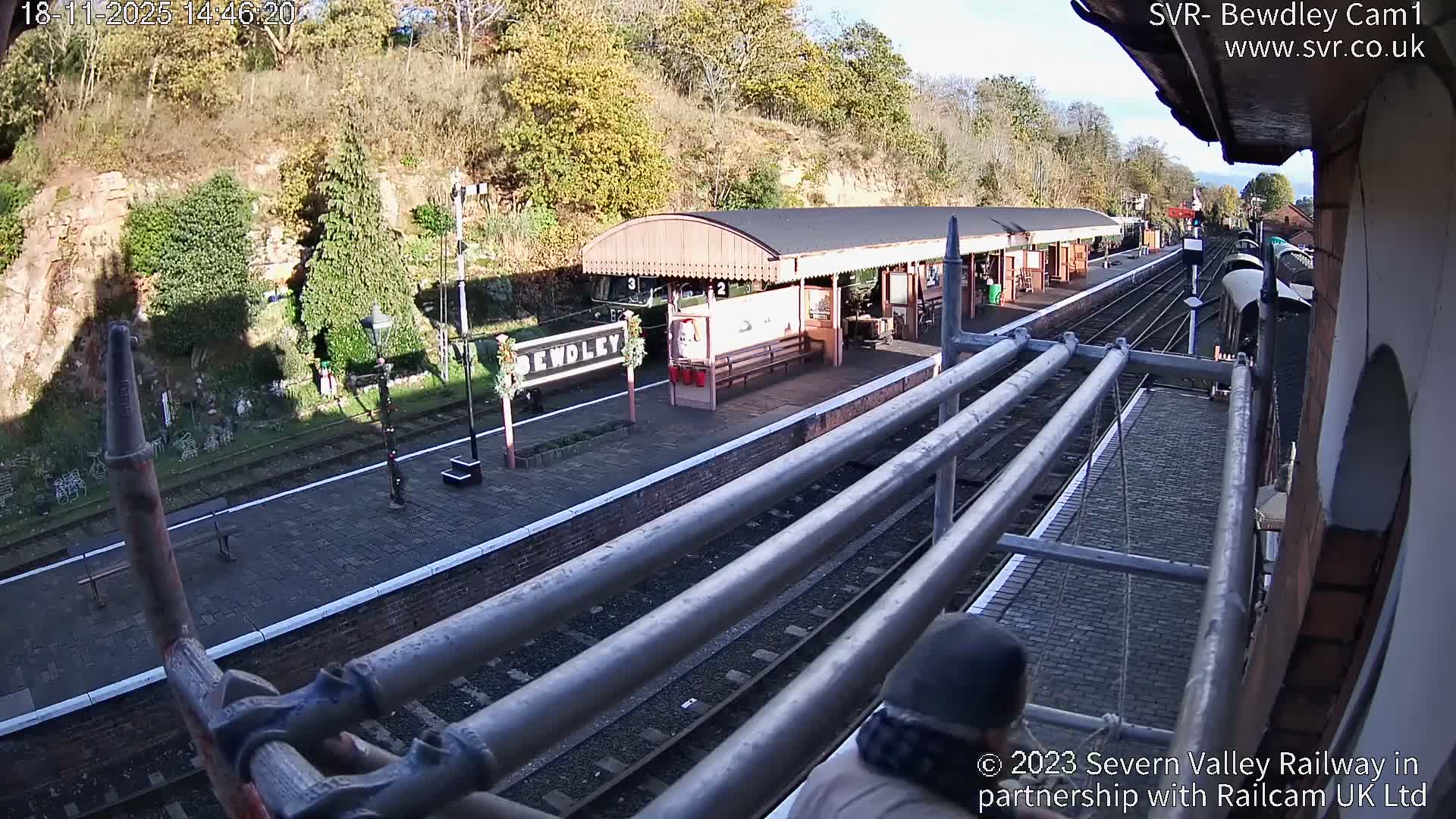 Bewdley Station İnside on the Severn Valley Railway Live Cam - Bewdley, Wyre Forest, Worcestershire, West Midlands, England, United Kingdomth on the Severn Valley Railway 2025-02-27 22:40
