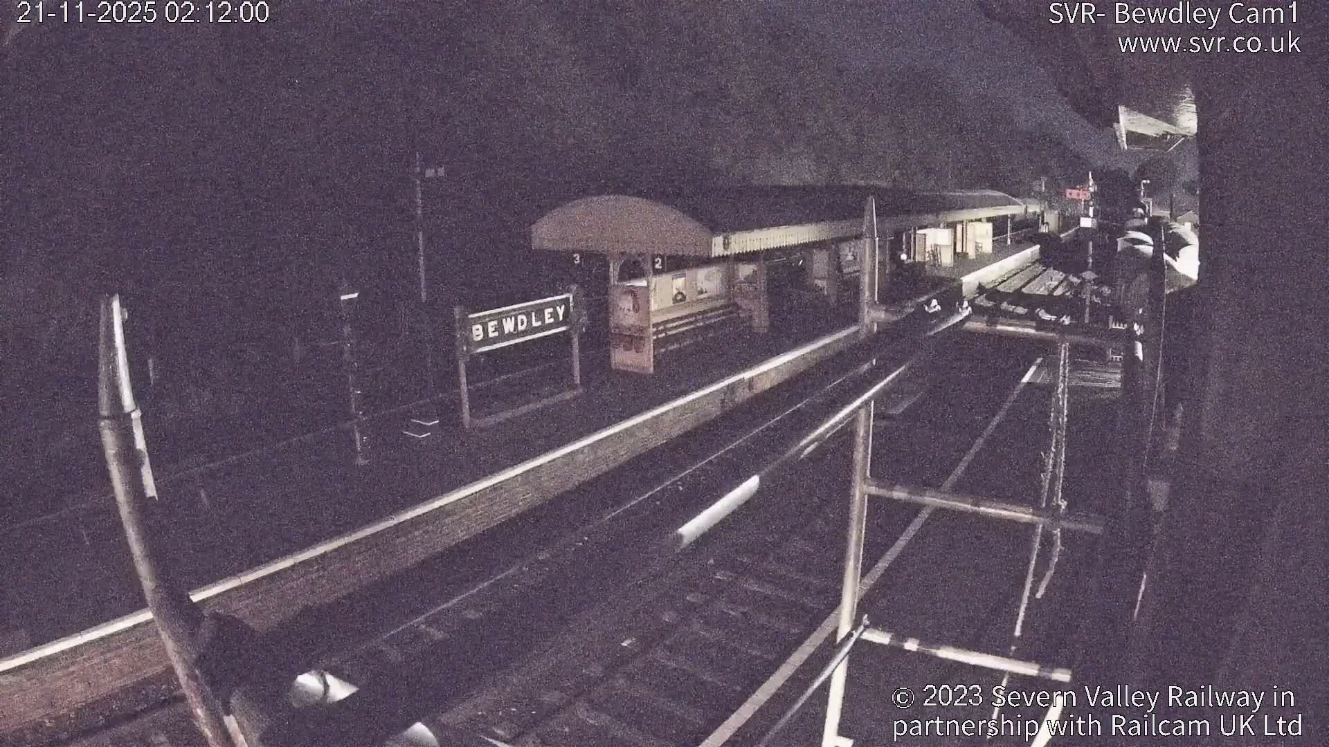 Bewdley Station İnside on the Severn Valley Railway Live Cam - Bewdley, Wyre Forest, Worcestershire, West Midlands, England, United Kingdomth on the Severn Valley Railway 2025-02-27 22:40