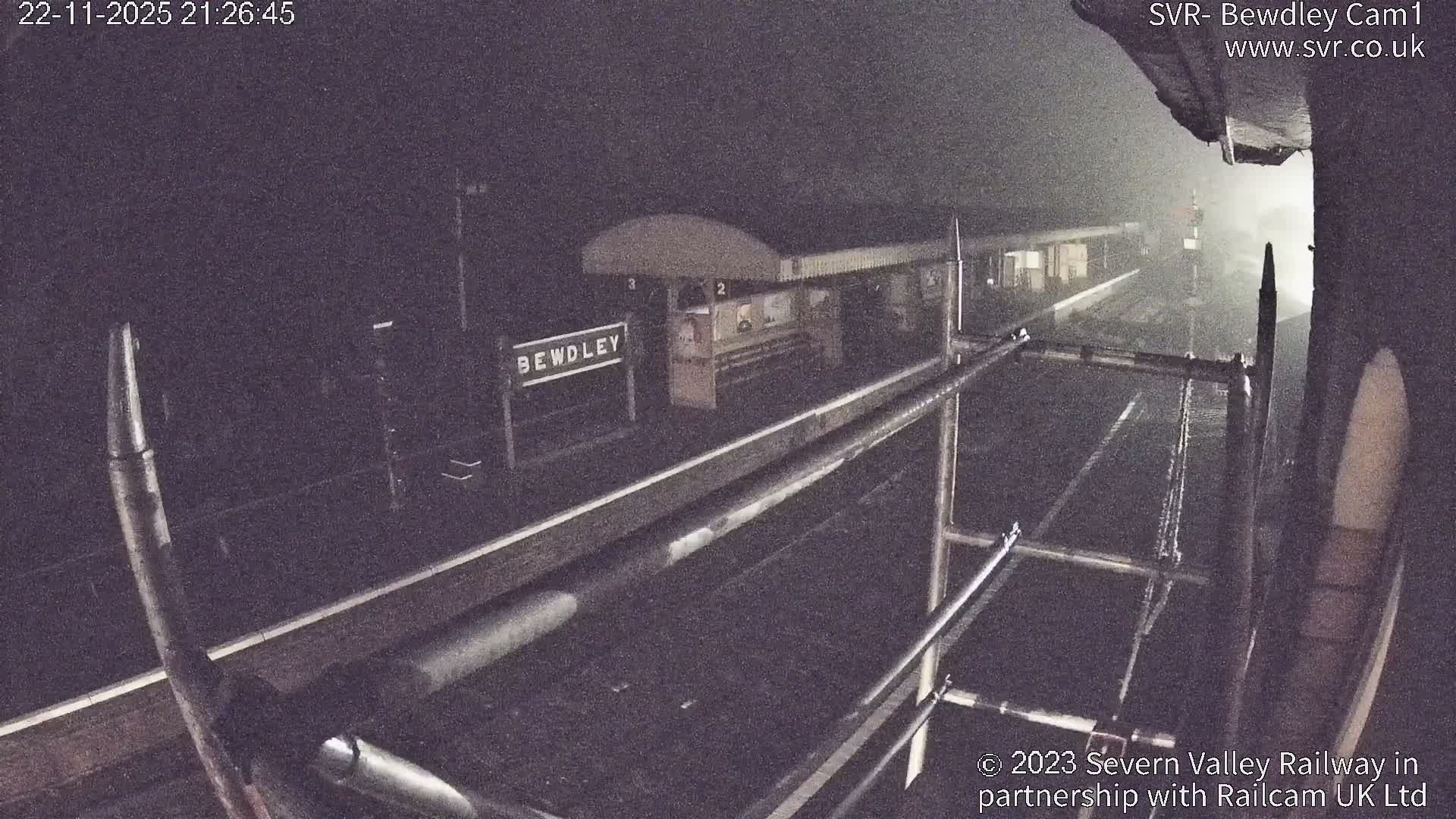Bewdley Station İnside on the Severn Valley Railway Live Cam - Bewdley, Wyre Forest, Worcestershire, West Midlands, England, United Kingdomth on the Severn Valley Railway 2025-02-27 22:40