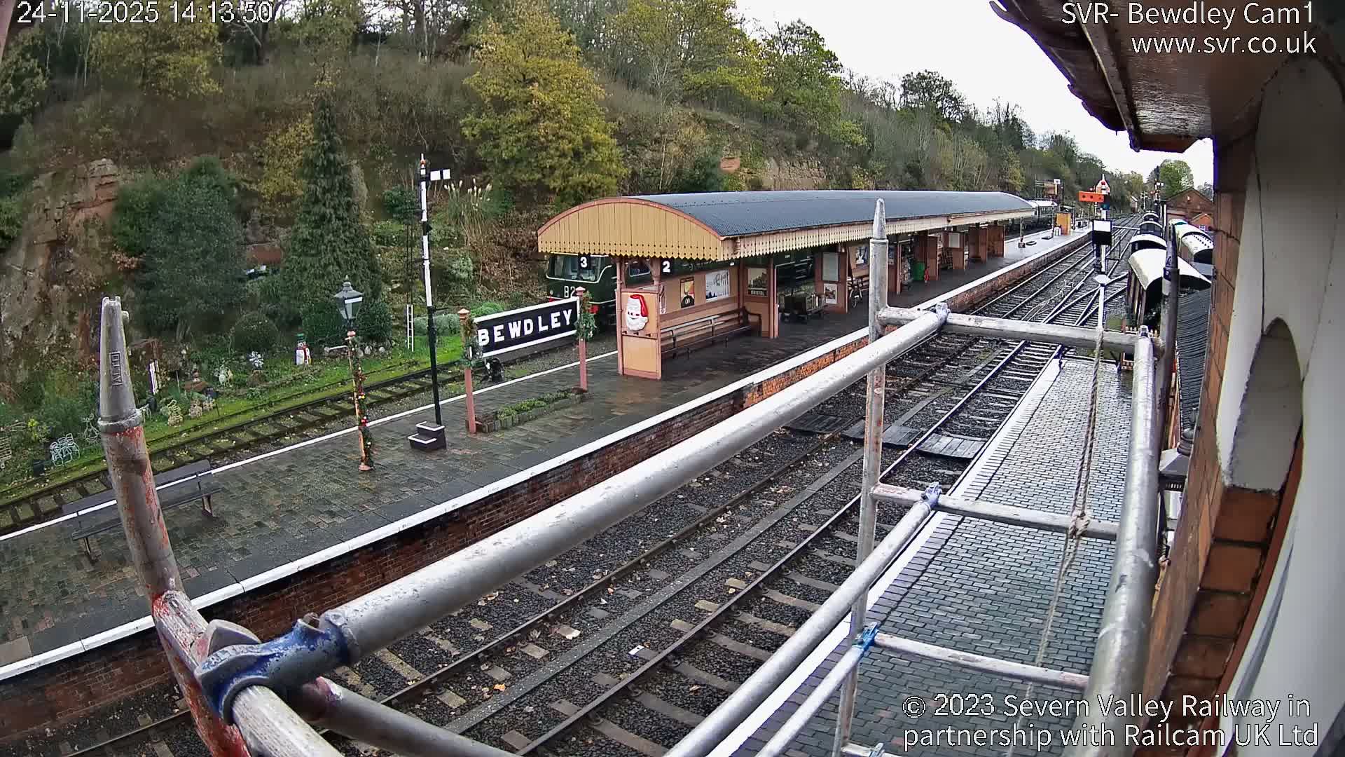 Bewdley Station İnside on the Severn Valley Railway Live Cam - Bewdley, Wyre Forest, Worcestershire, West Midlands, England, United Kingdomth on the Severn Valley Railway 2025-02-27 22:40