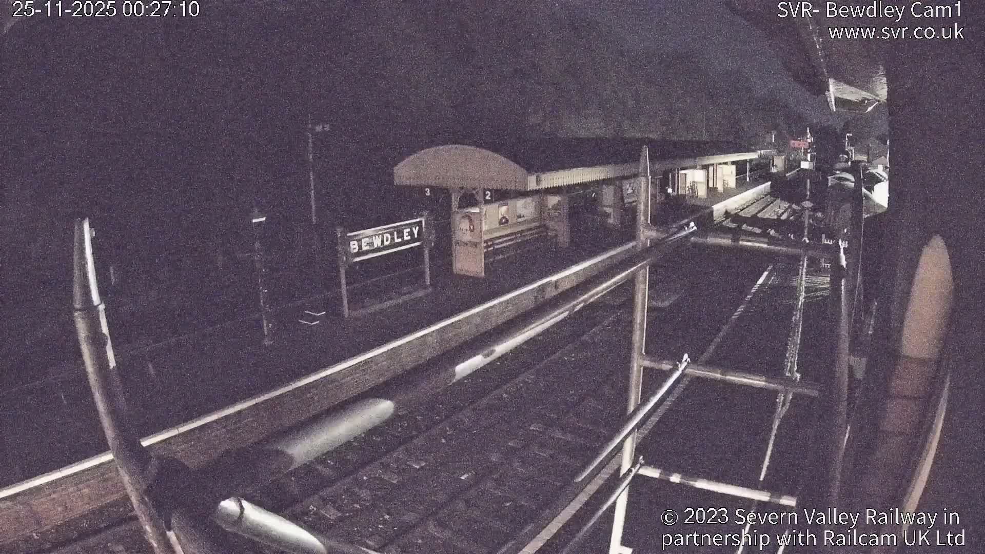 Bewdley Station İnside on the Severn Valley Railway Live Cam - Bewdley, Wyre Forest, Worcestershire, West Midlands, England, United Kingdomth on the Severn Valley Railway 2025-02-27 22:40