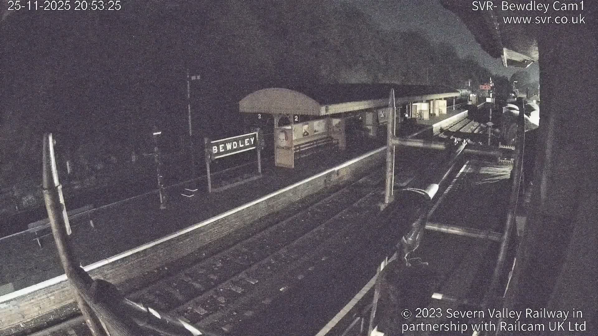 Bewdley Station İnside on the Severn Valley Railway Live Cam - Bewdley, Wyre Forest, Worcestershire, West Midlands, England, United Kingdomth on the Severn Valley Railway 2025-02-27 22:40