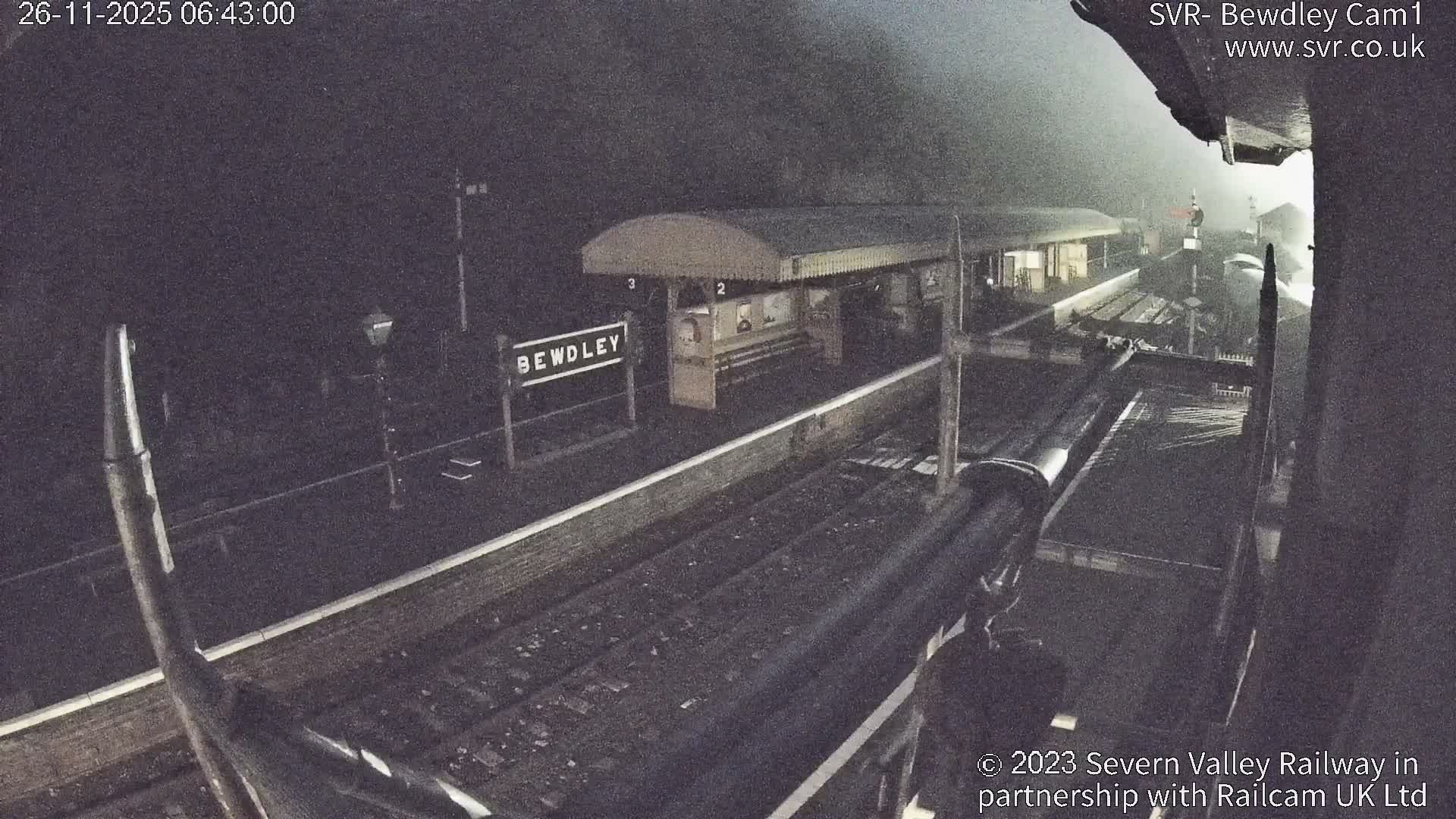 Bewdley Station İnside on the Severn Valley Railway Live Cam - Bewdley, Wyre Forest, Worcestershire, West Midlands, England, United Kingdomth on the Severn Valley Railway 2025-02-27 22:40