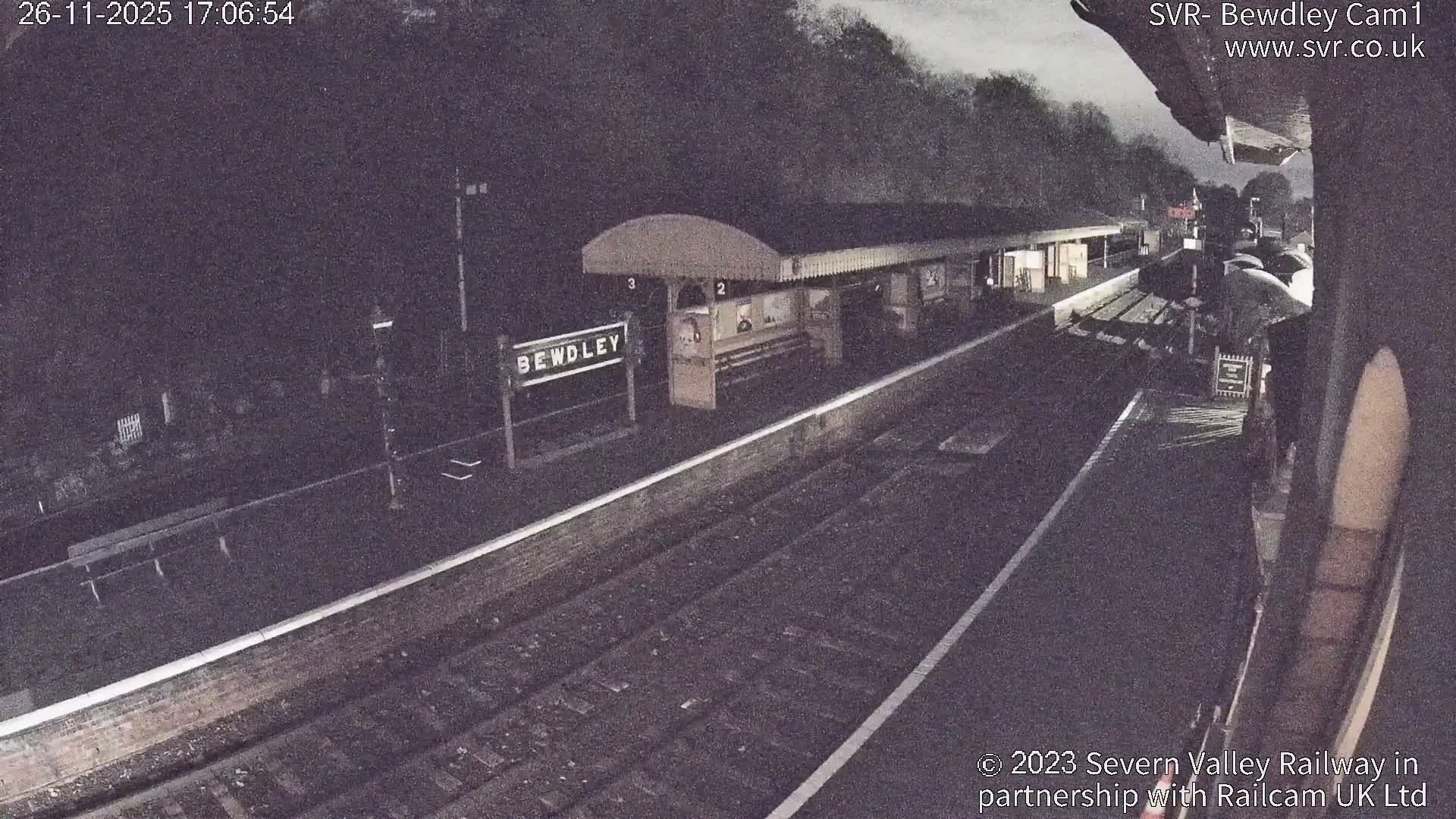 Bewdley Station İnside on the Severn Valley Railway Live Cam - Bewdley, Wyre Forest, Worcestershire, West Midlands, England, United Kingdomth on the Severn Valley Railway 2025-02-27 22:40