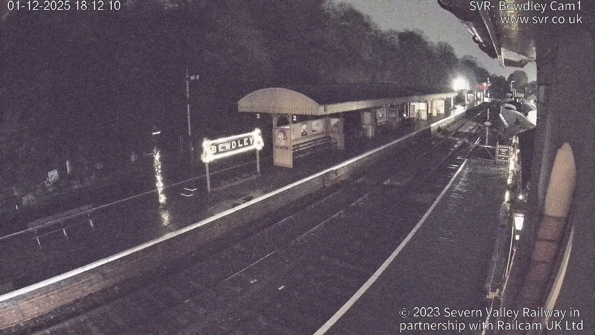 Bewdley Station İnside on the Severn Valley Railway Live Cam - Bewdley, Wyre Forest, Worcestershire, West Midlands, England, United Kingdomth on the Severn Valley Railway 2025-02-27 22:40