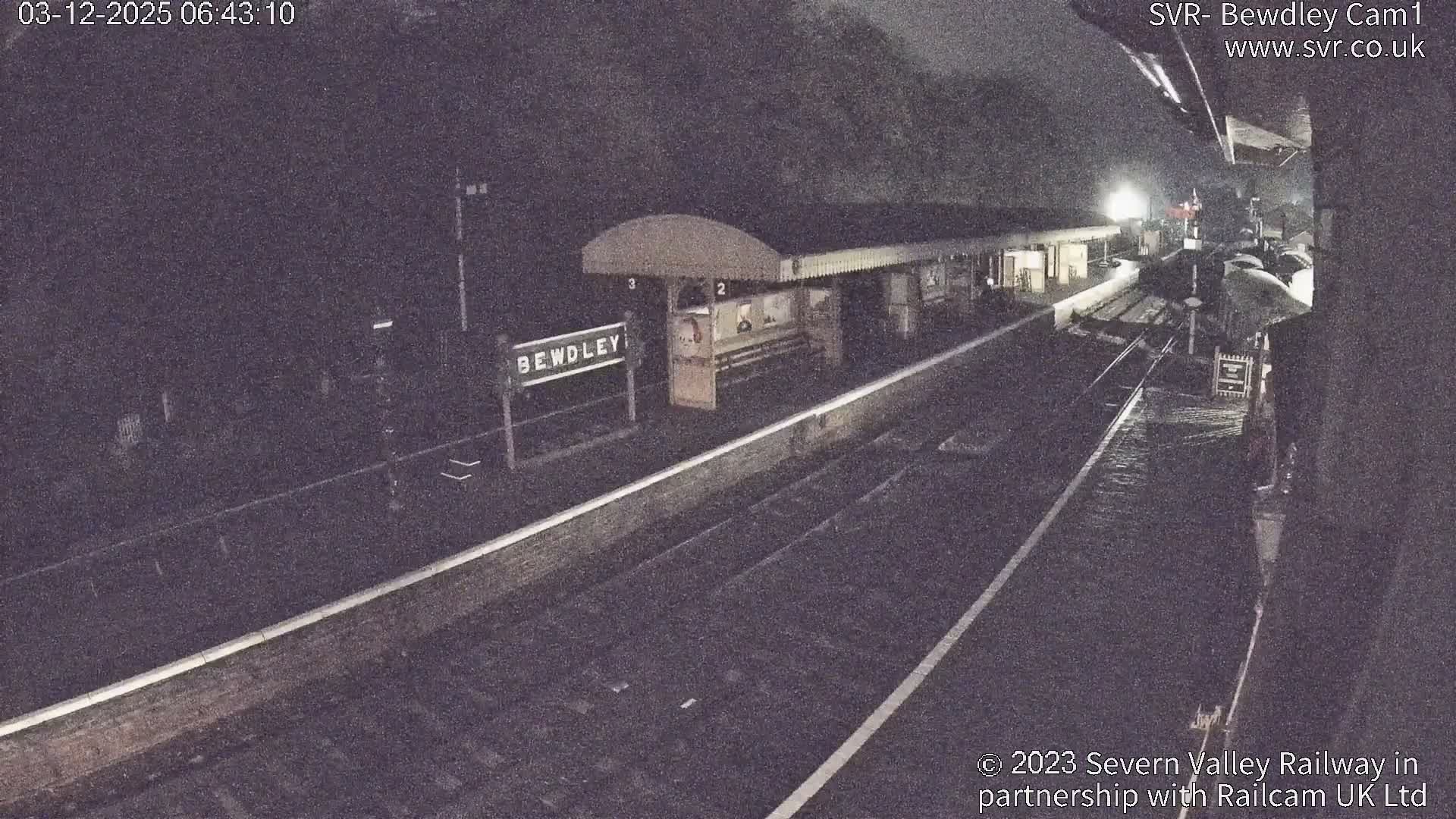 Bewdley Station İnside on the Severn Valley Railway Live Cam - Bewdley, Wyre Forest, Worcestershire, West Midlands, England, United Kingdomth on the Severn Valley Railway 2025-02-27 22:40
